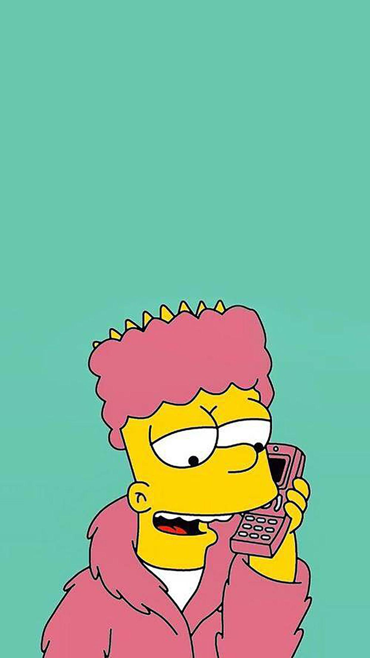 1242x2208 Bart Simpson Wallpaper for iPhone Pro Max, X, 6