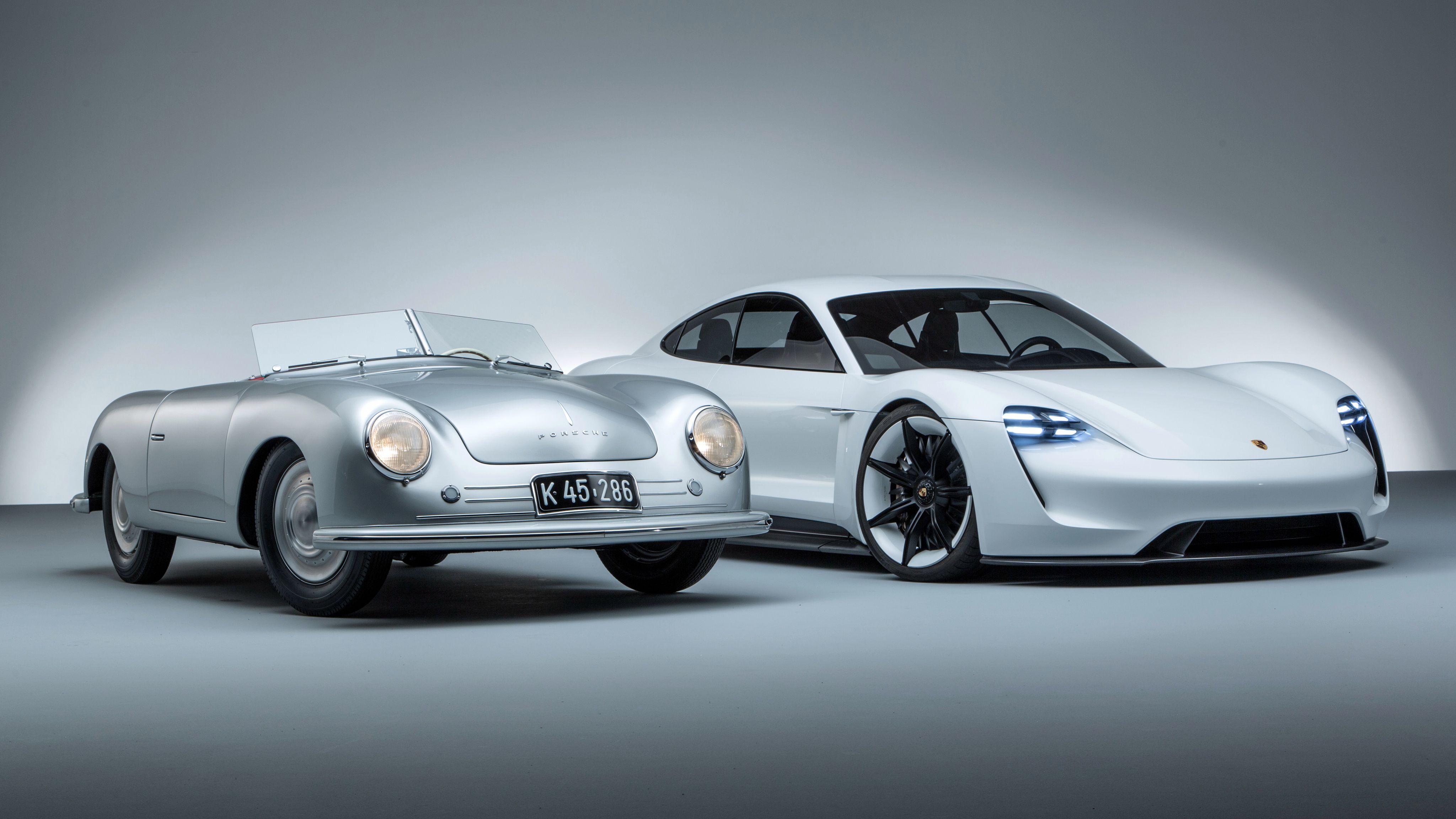4096x2304 Porsche 356 Porsche Mission E 4K Wallpaper. HD Car Wallpaper