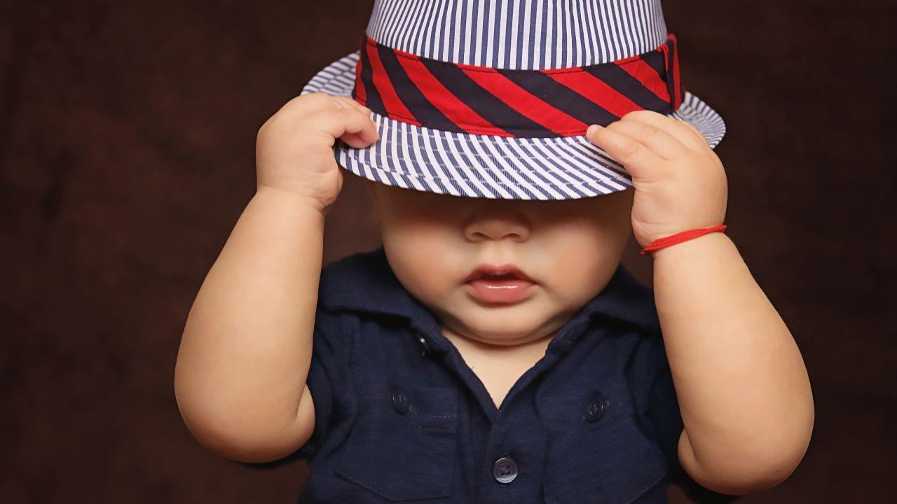 1280x720 Wallpaper Cute baby boy, Hat, Style, HD, 4K, Cute