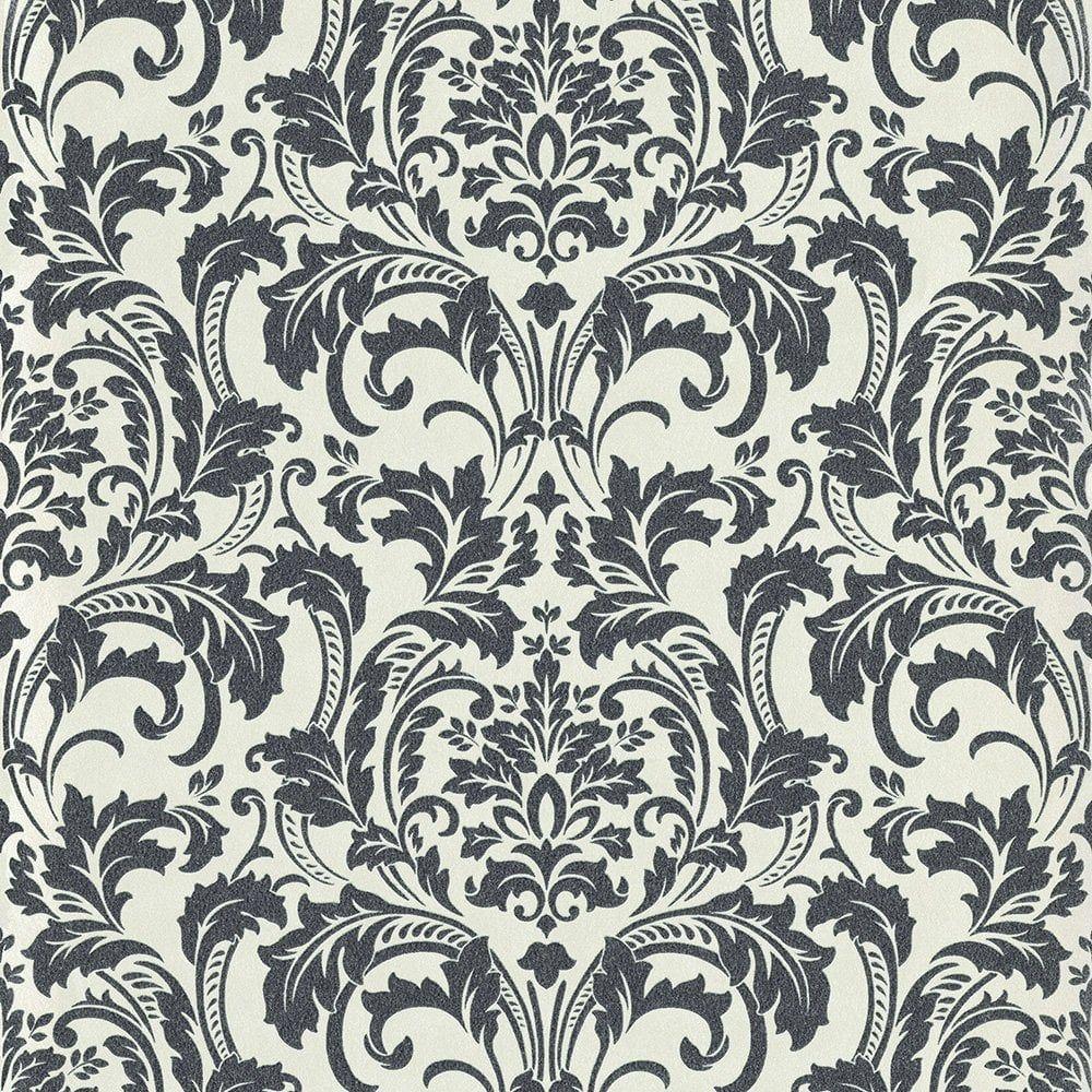 Black and White Damask Wallpapers - Top Free Black and White Damask