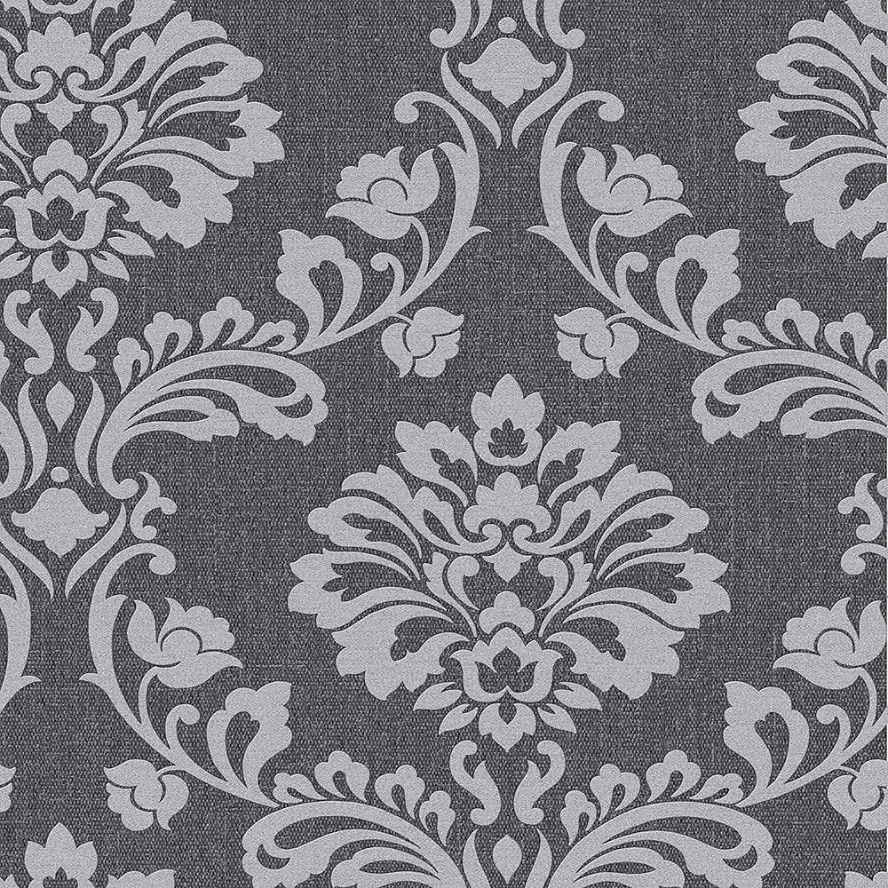 1000x1000 Graham & Brown Aurora Black Grey Wallpaper. The Home Depot Canada