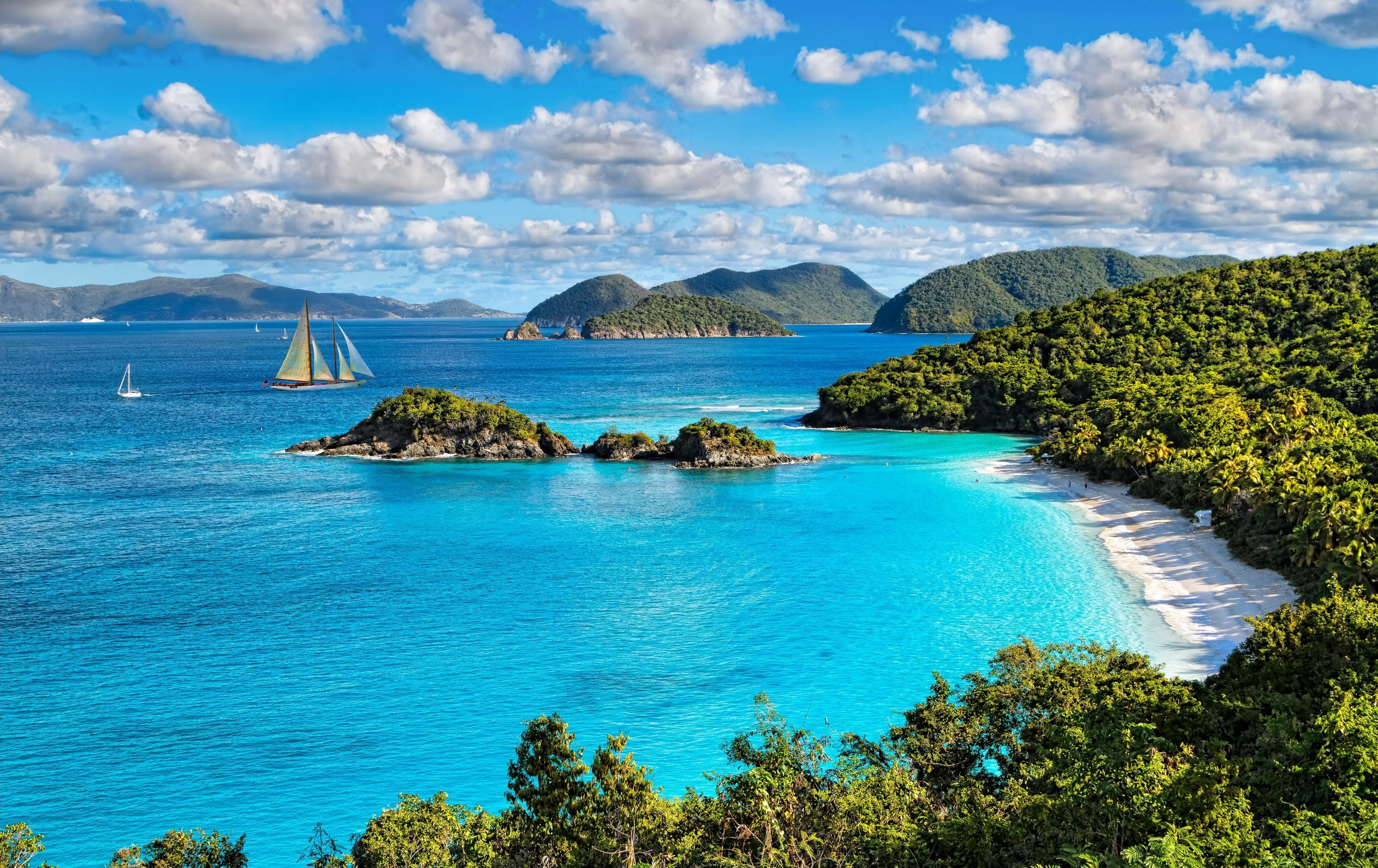 4645x2928 Wallpaper beaches, jungle, tourism, tropical island, paradise, blue, green, summer City, nature, landscape photo