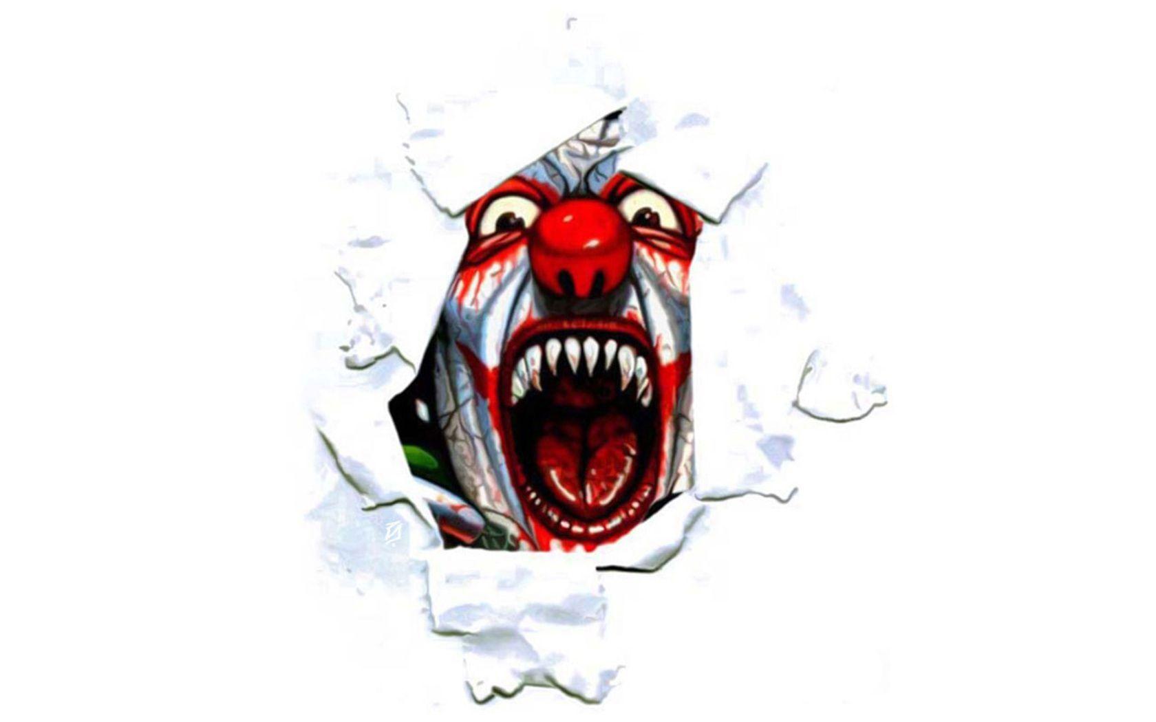 1680x1050 Free Scary Clowns Desktop Wallpaper