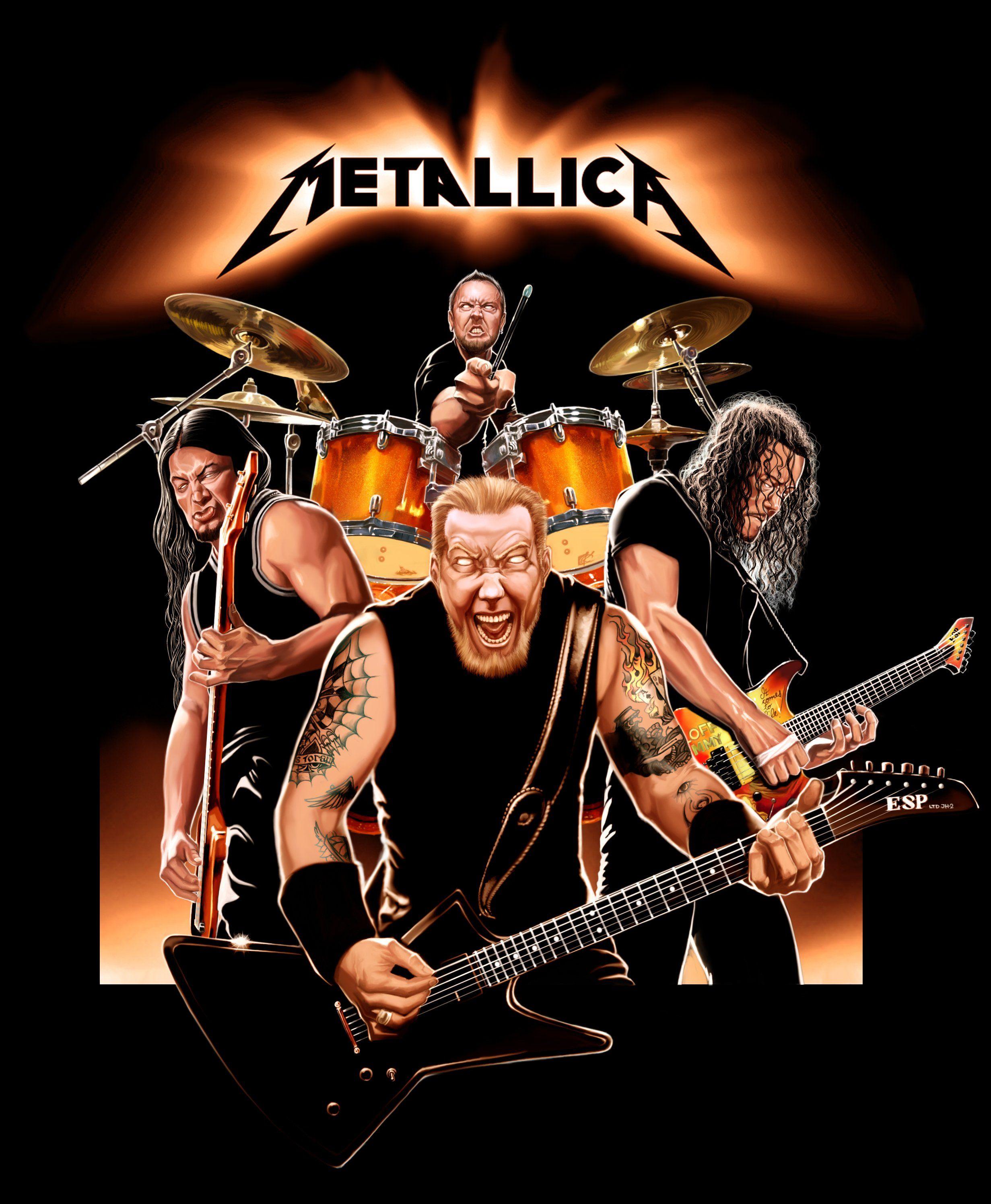 2463x2993 Cartoon Wallpaper Metallica