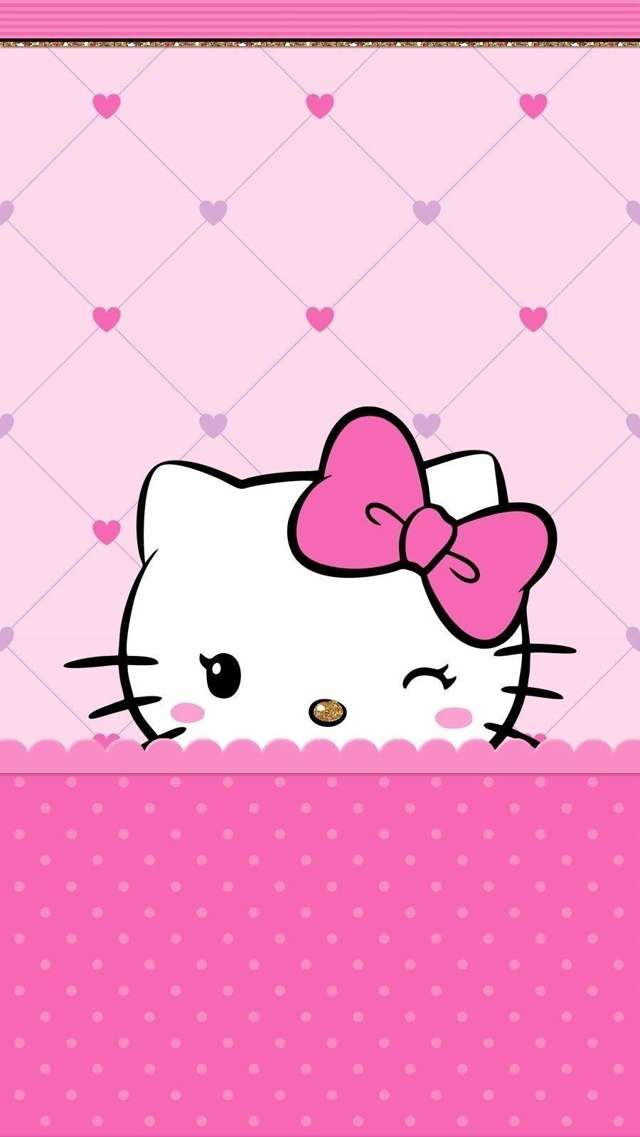 Hello Kitty Pink Iphone Wallpapers Top Free Hello Kitty Pink Iphone Backgrounds Wallpaperaccess