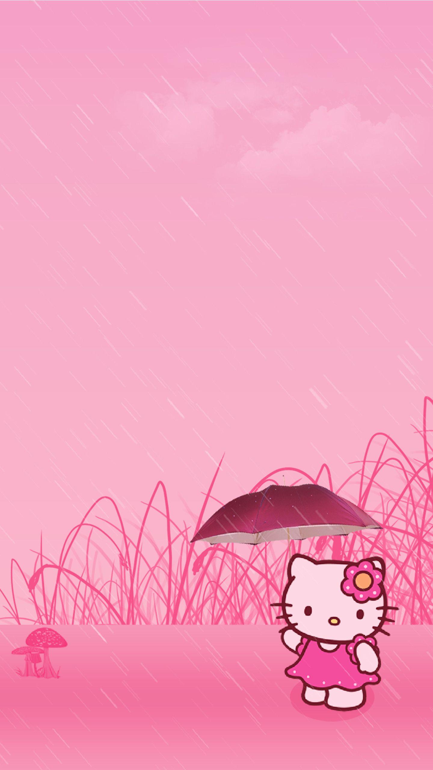 1440x2560 Hình nền dễ thương của Hello Kitty