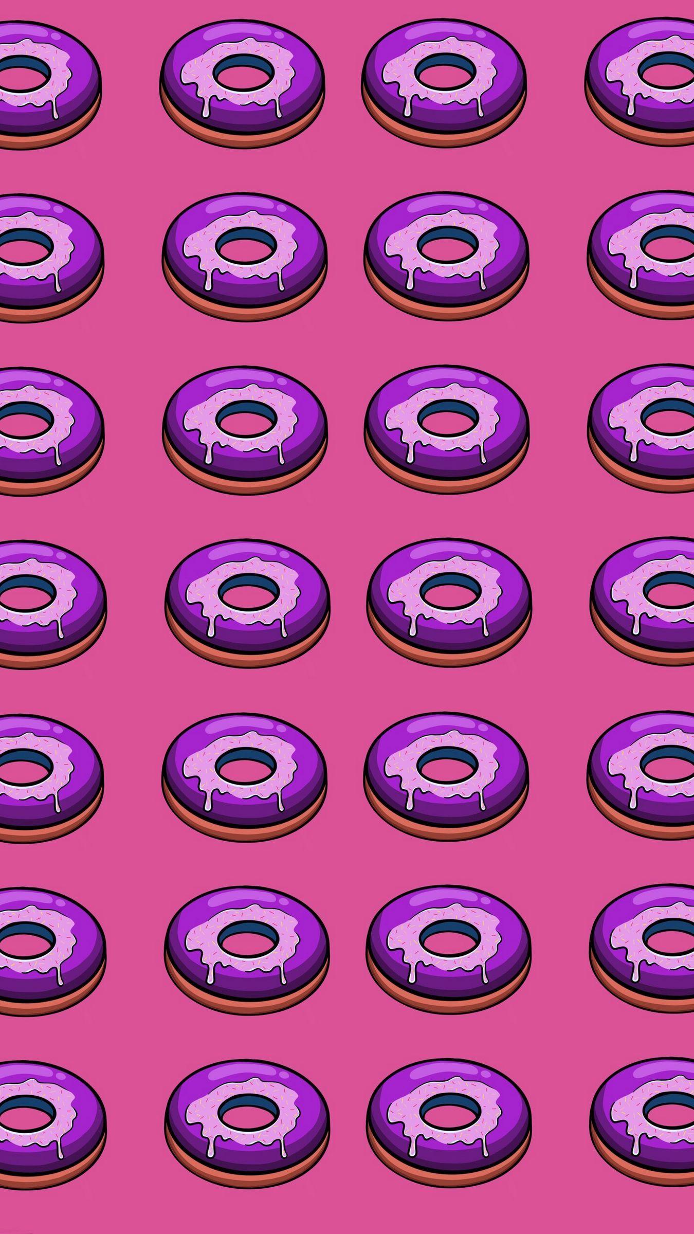 1350x2400 Download wallpaper 1350x2400 doughnut, sweets, pattern, baking, sweet iphone 8+/7+/6s+/for parallax HD background