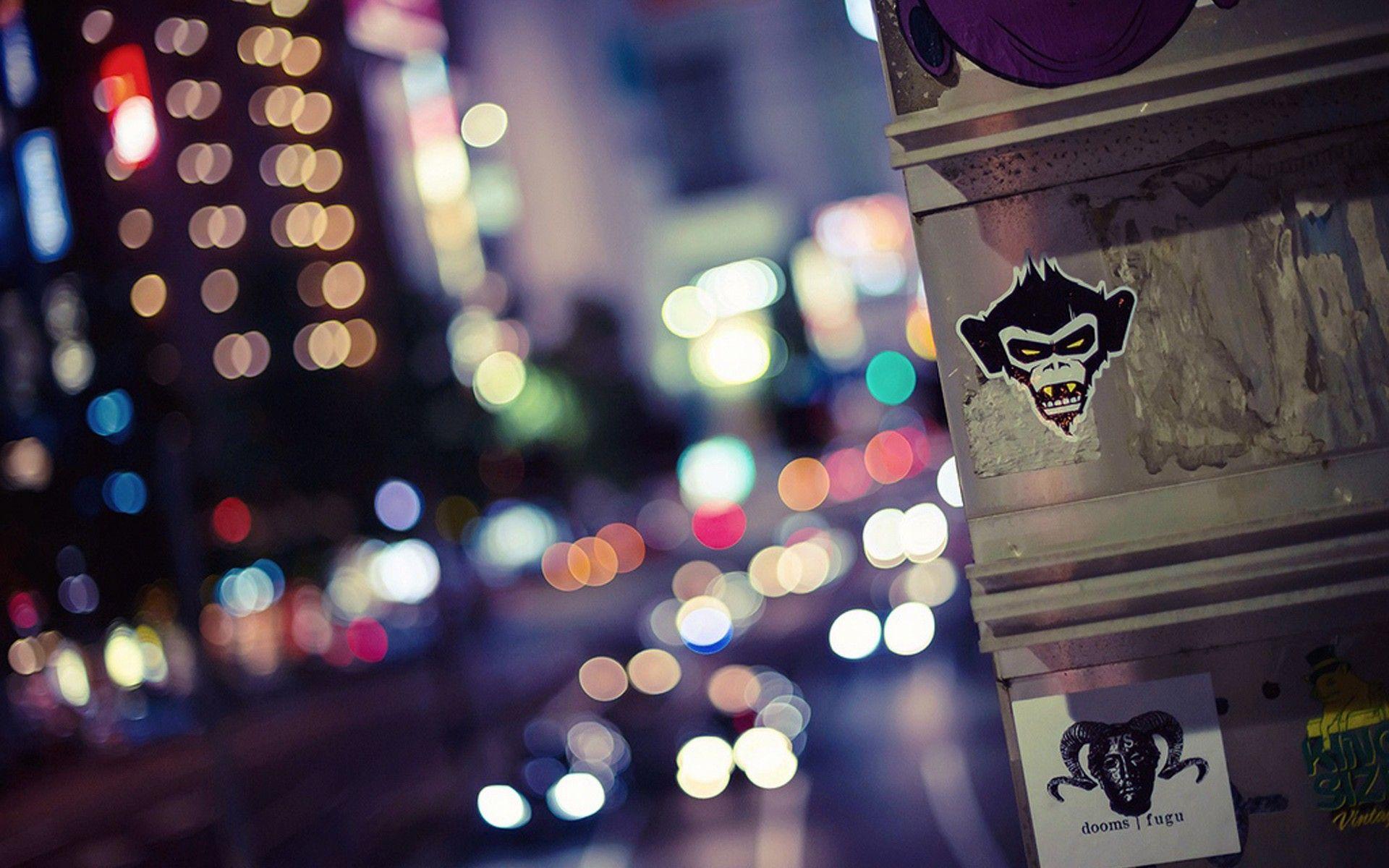 1920x1200 Japan Tokyo cityscapes urban bokeh city lights wallpaperx1200