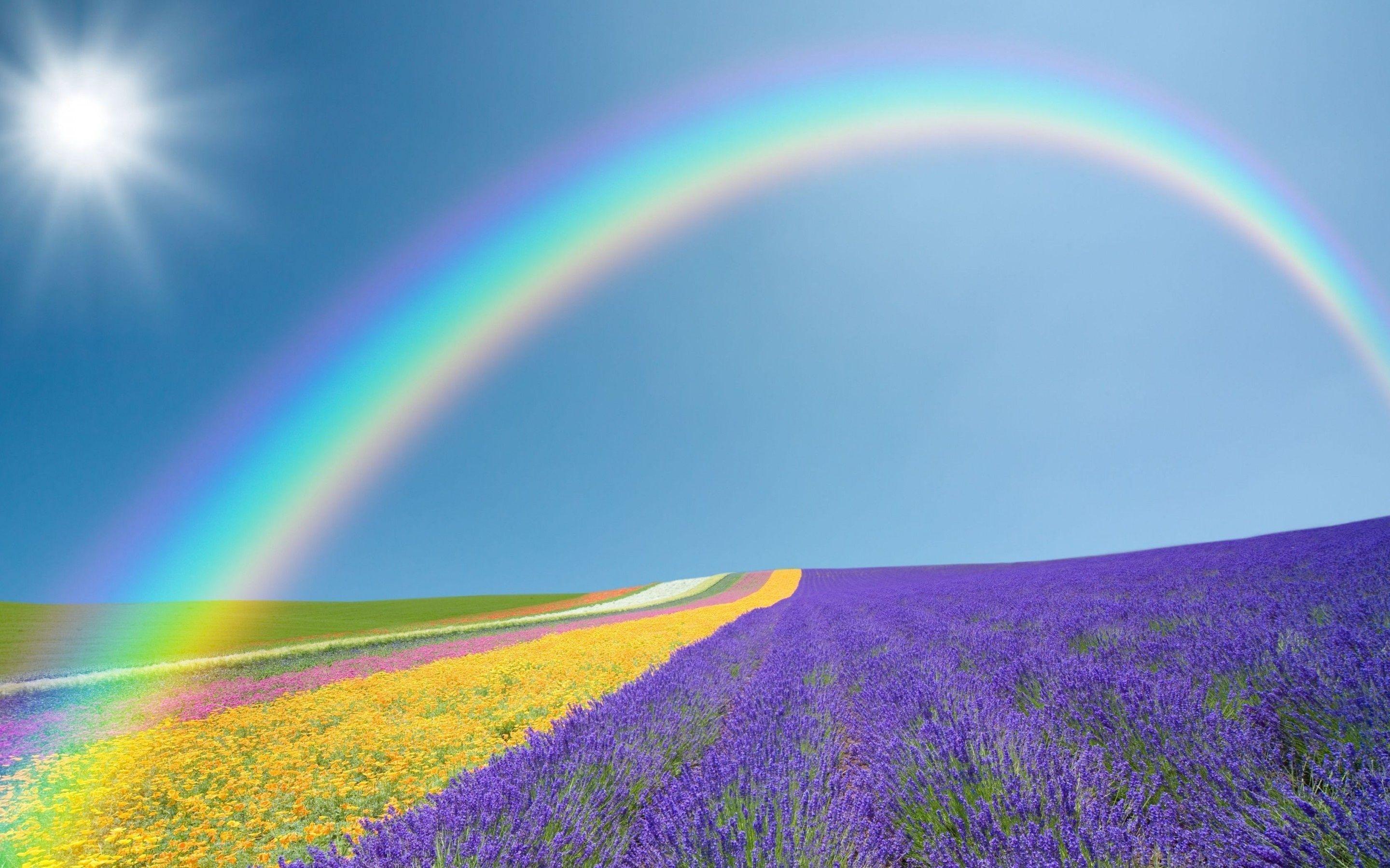 2880x1800 Waterfall And Rainbow Wallpaper Need Fun