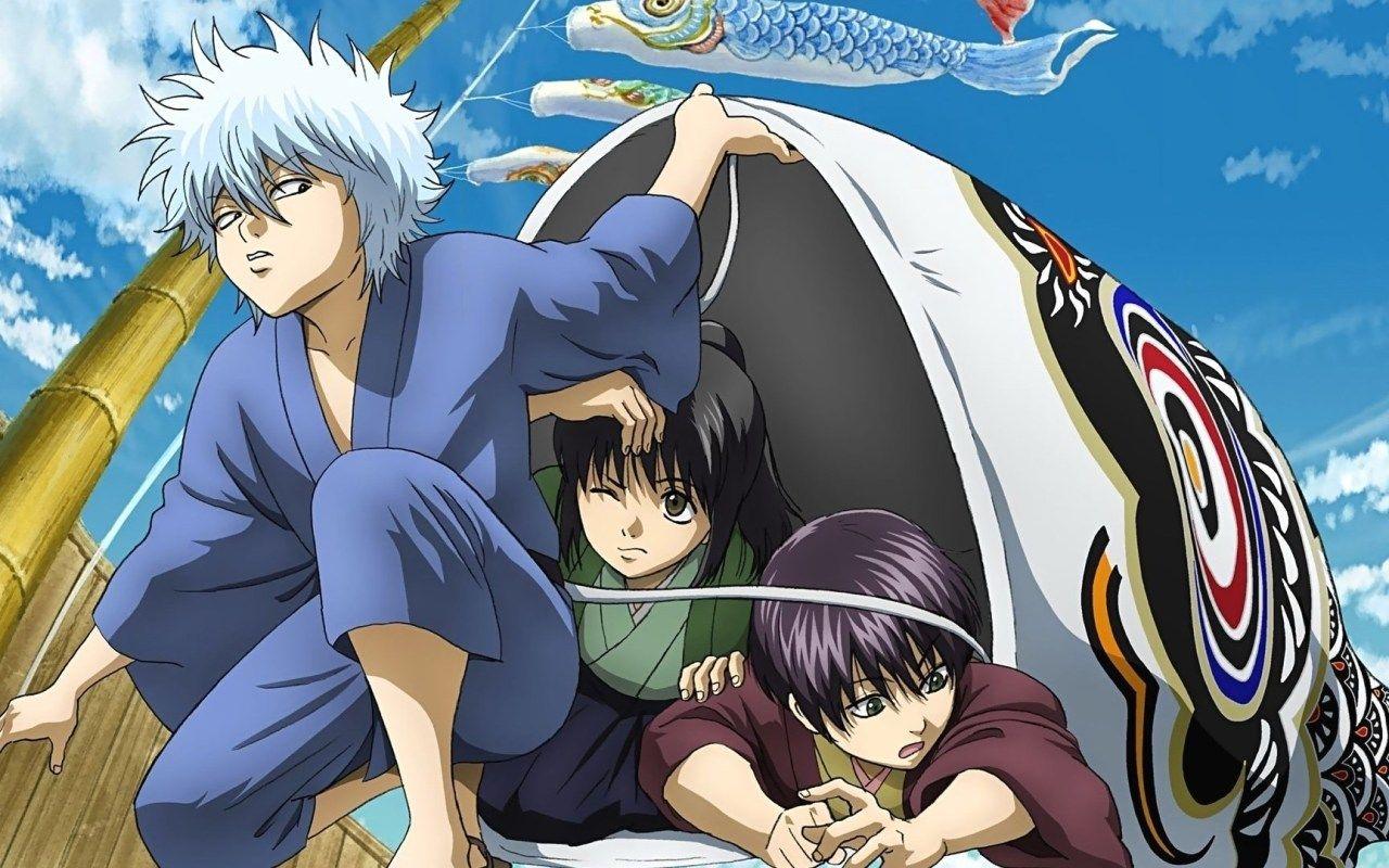1280x800 Gintama, Katsura Kotarou, Sakata Gintoki, Takasugi Shinsuke HD Wallpaper & Background • 13956 • Wallur