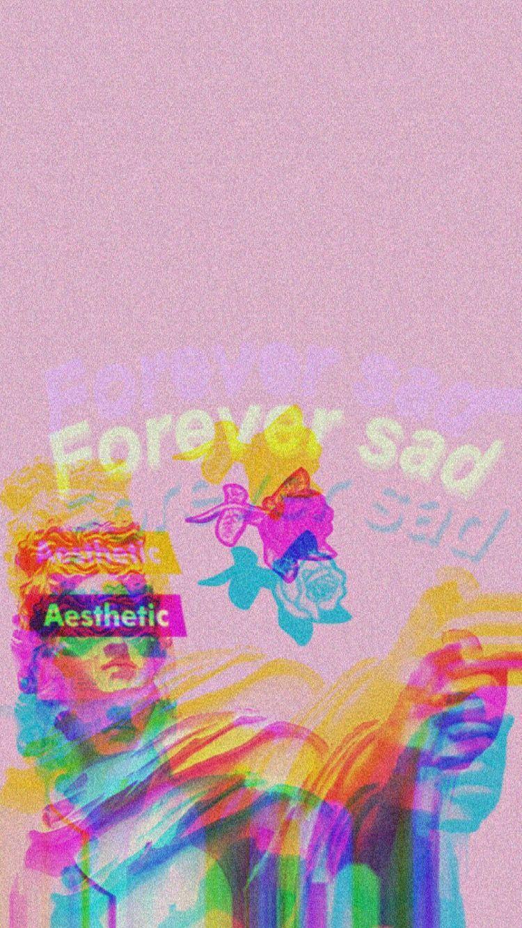 750x1333 Pin By Zoe Littlechild On Vaporware Aesthetic Wallpaper. Aesthetic Art, Retro Futurism, Aesthetic Wallpaper
