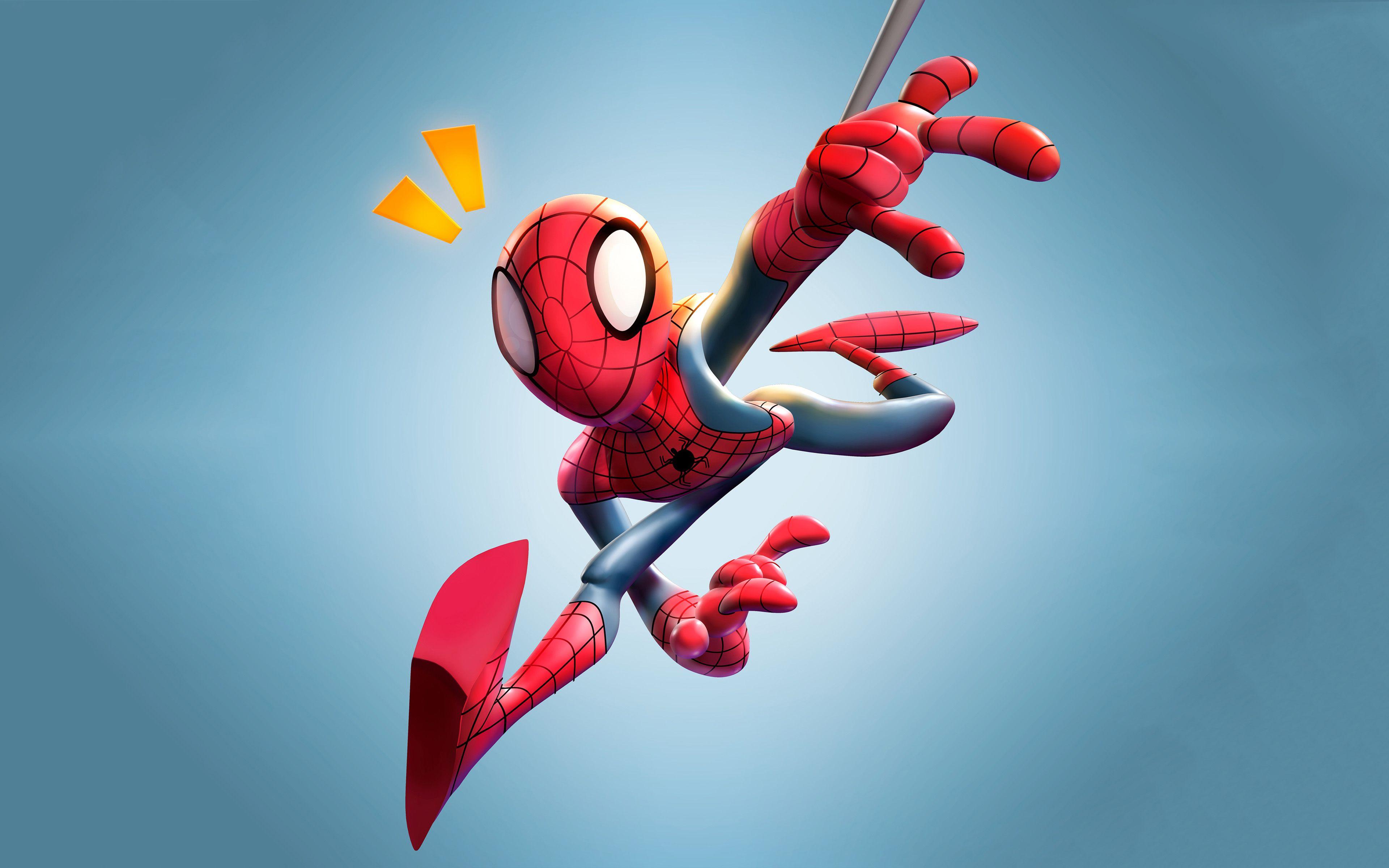 3840x2400 Download Wallpaper 3D Spiderman, 4K, Spider Man, Fan Art, Creative, Adventure, Superheroes, Spiderman, Minimal, Cartoon Spiderman For Desktop With Resolution 3840x2400. High Quality HD Picture Wallpaper