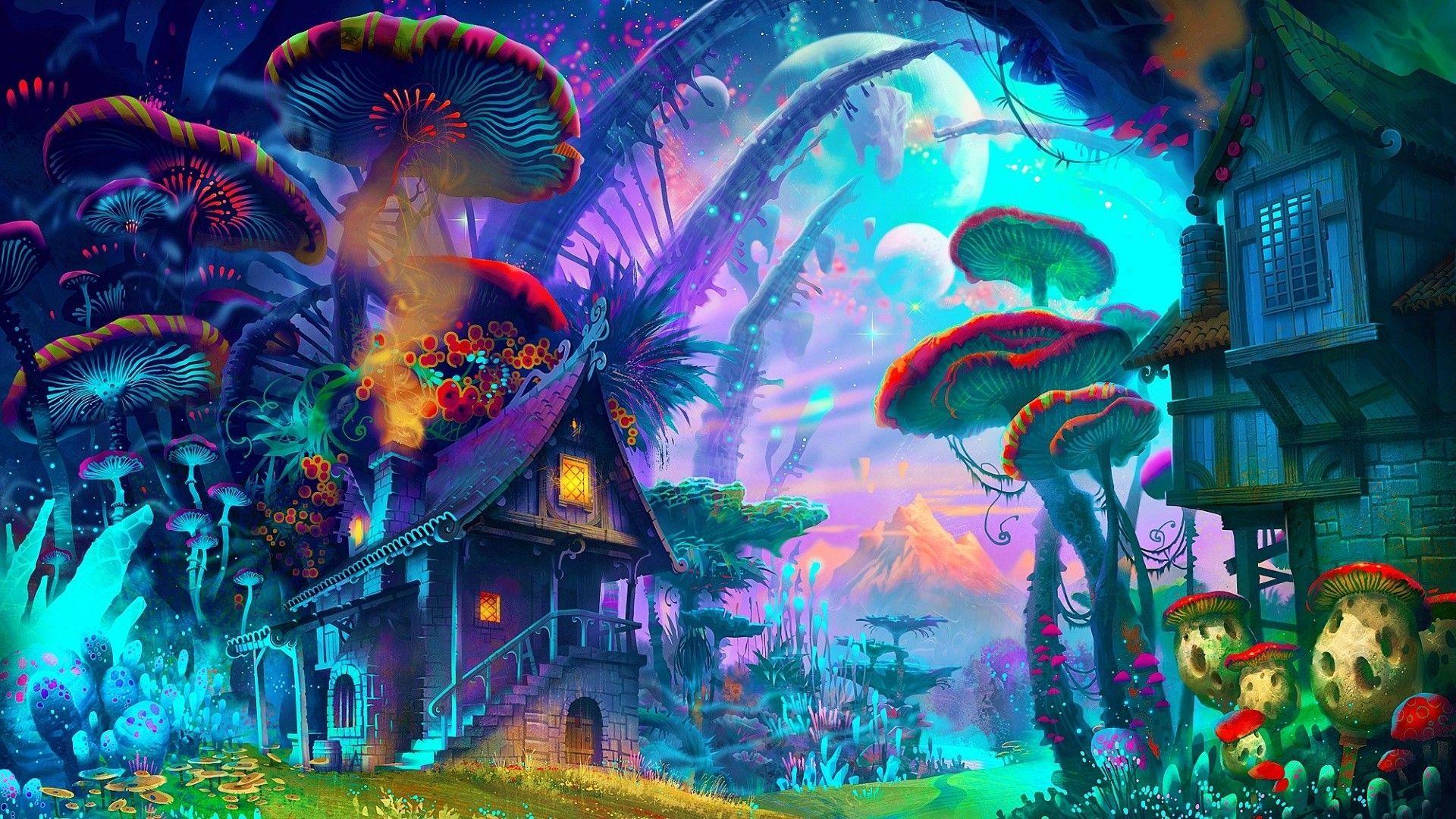 HD trippy mushrooms wallpapers  Peakpx