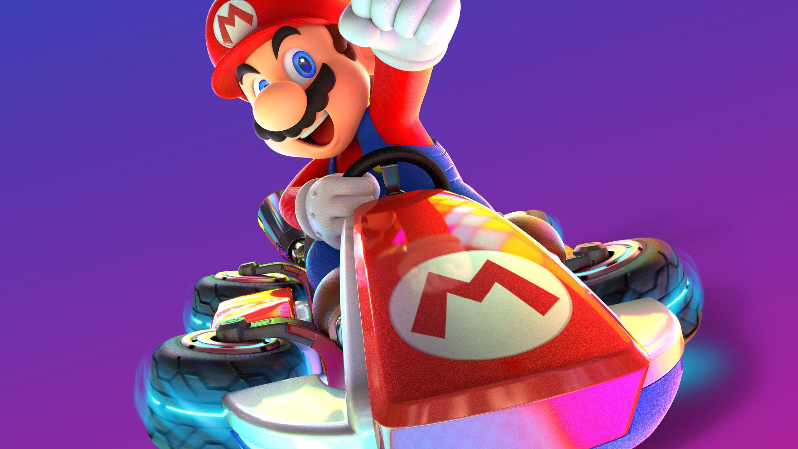 2560x1440 Mario Kart 8 Deluxe Nintendo Switch Game 1440P Resolution HD 4k Wallpaper, Image, Background, Photo and Picture