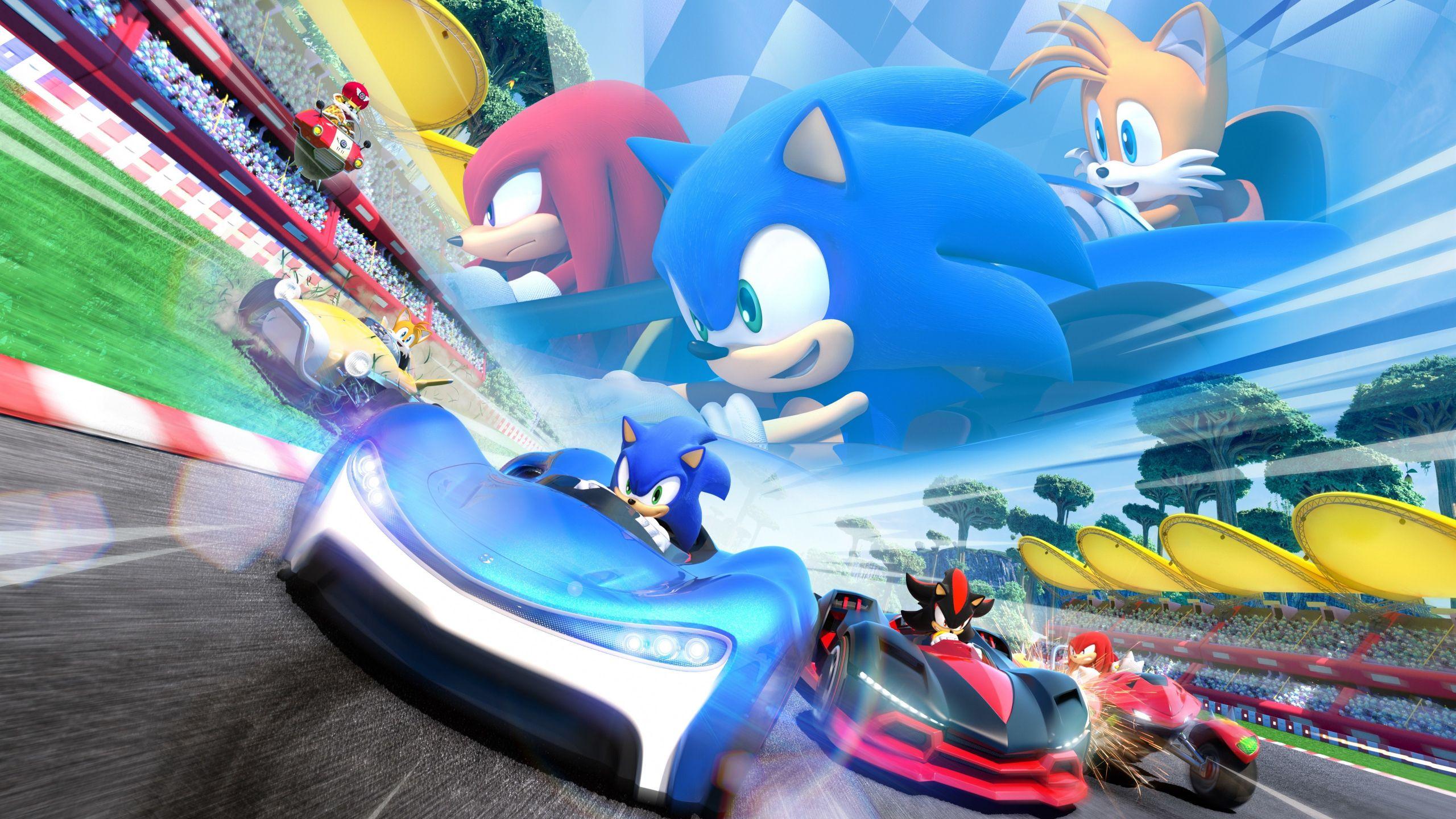 2560x1440 Download 2560x1440 wallpaper sonic the hedgehog, video game, kart racing game, nintendo, dual wide, widescreen 16: widescreen, 2560x1440 HD image, background, 8471