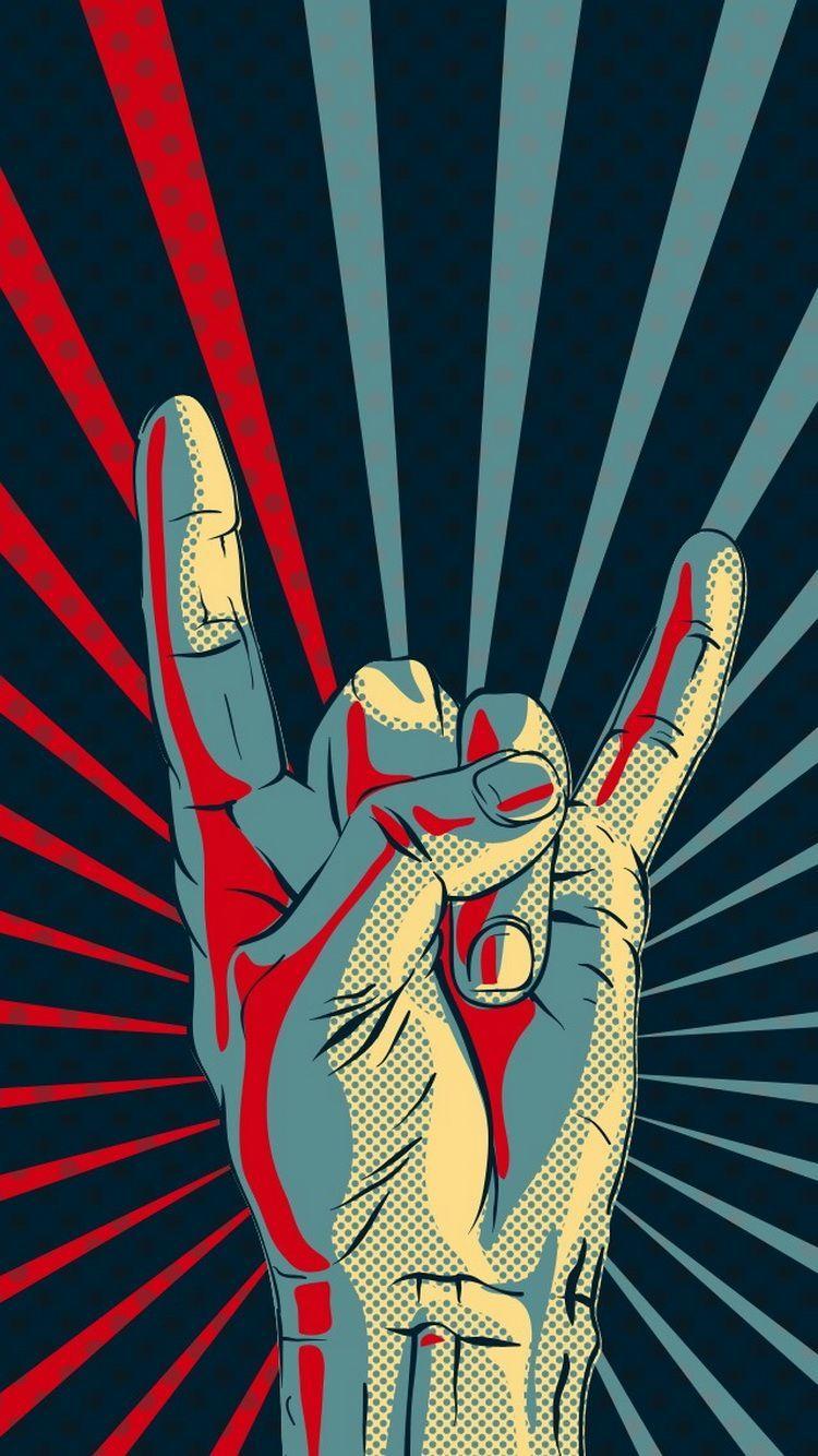 750x1334 Rock N Roll Wallpaper
