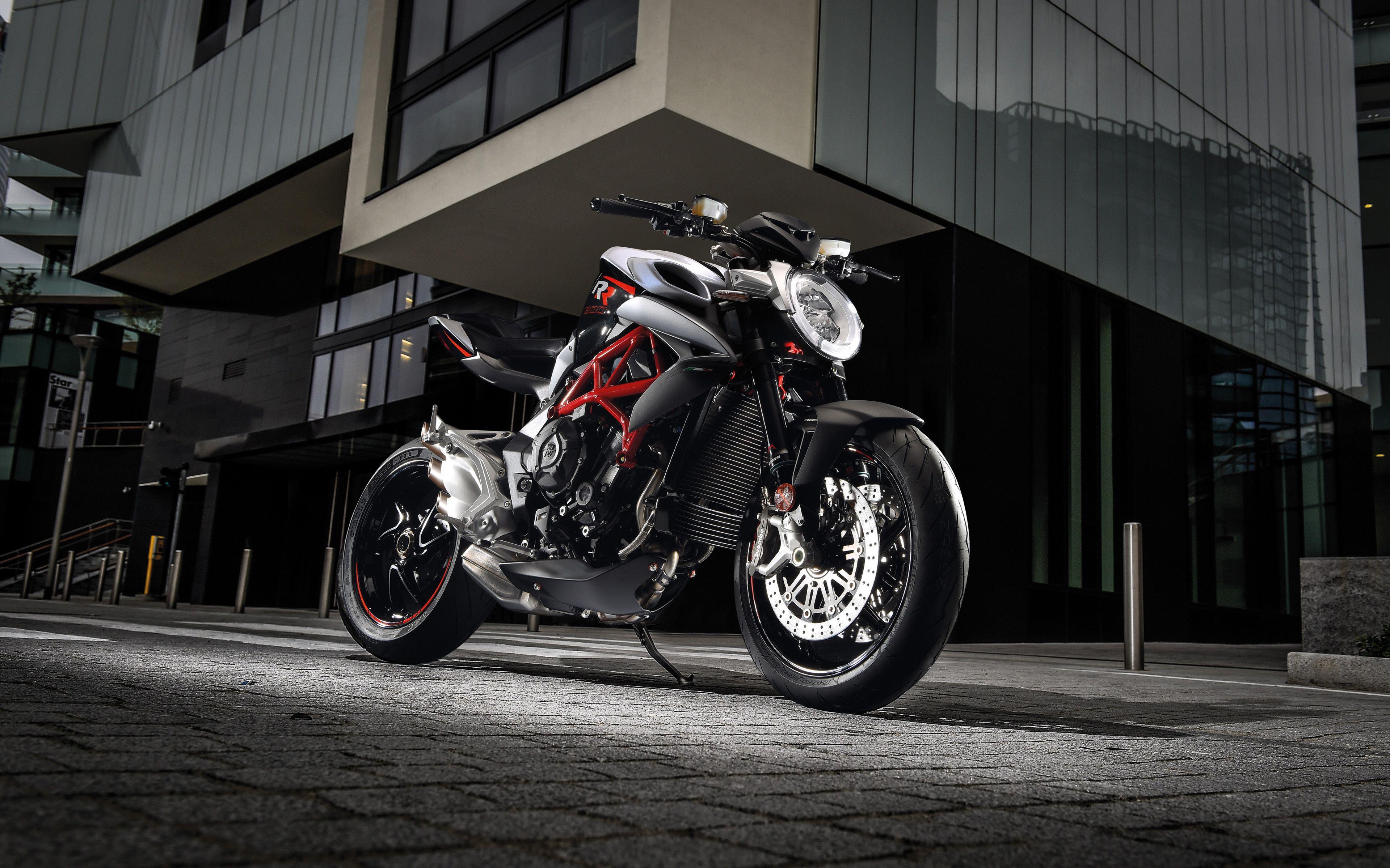 3840x2400 Download wallpaper MV Agusta Brutale 800 RR, 4k, sports bike, new black Brutale 800 RR, exterior, MV Agusta for desktop with resolution 3840x2400. High Quality HD picture wallpaper