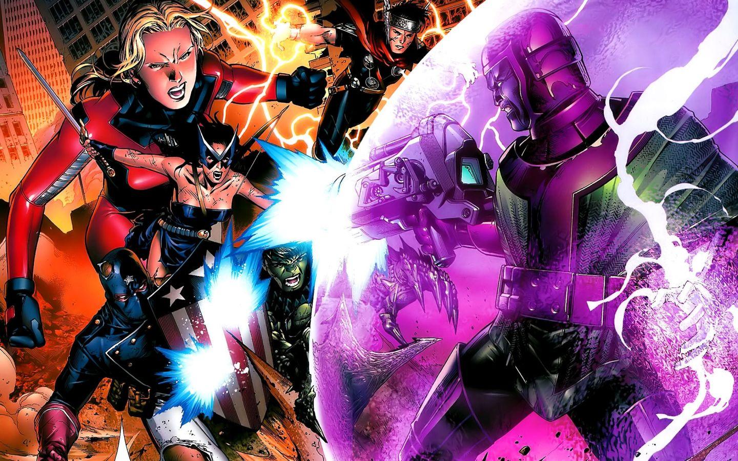 1440x900 New Avengers Vs Kang