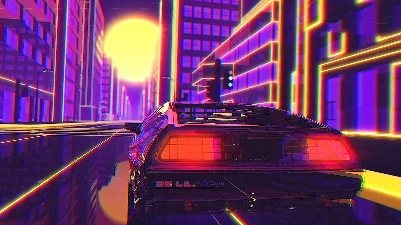 1280x720 Retro Drive (Free VJ Loop)