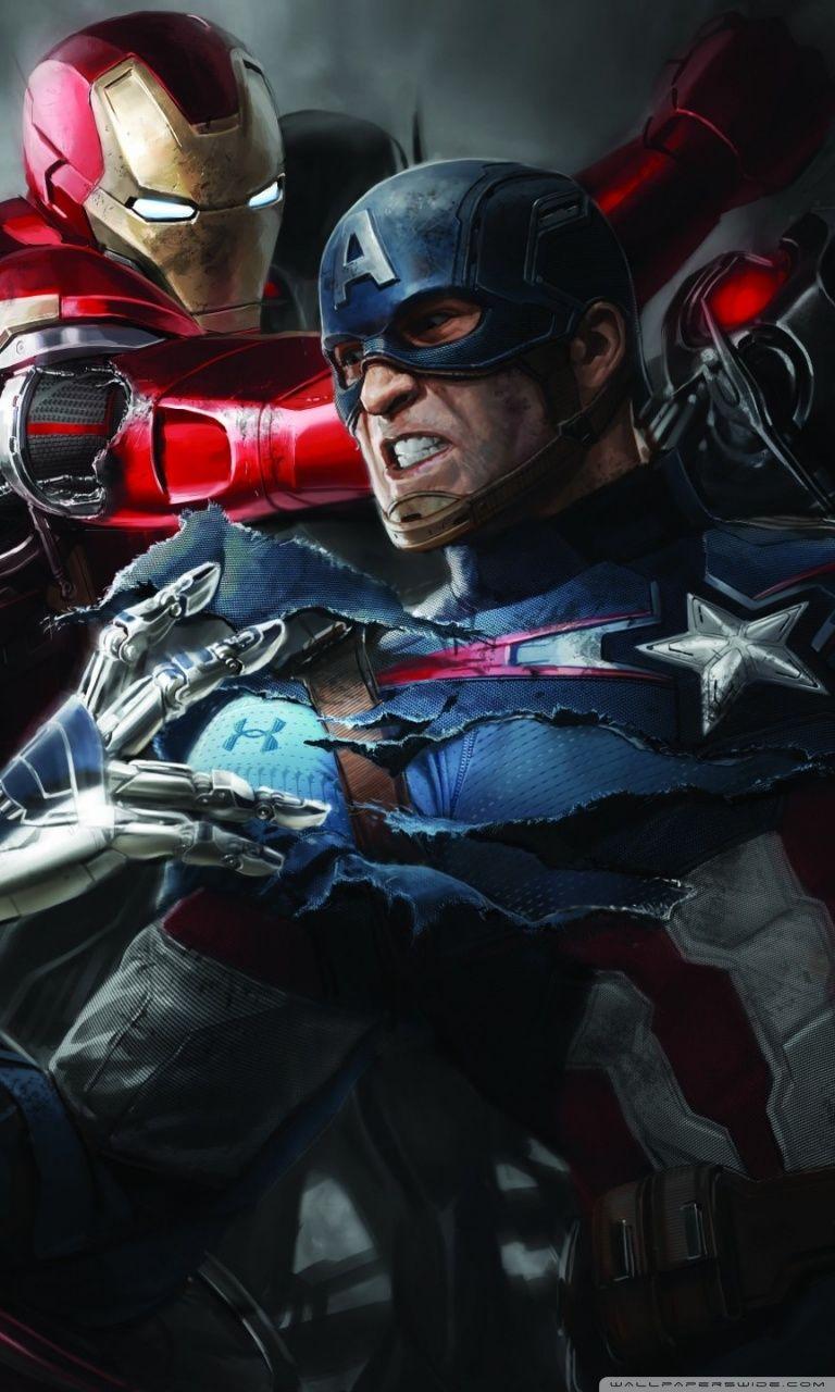 768x1280 Captain America 3 Ultra HD Desktop Background Wallpaper for : Widescreen & UltraWide Desktop & Laptop : Multi Display, Dual Monitor : Tablet