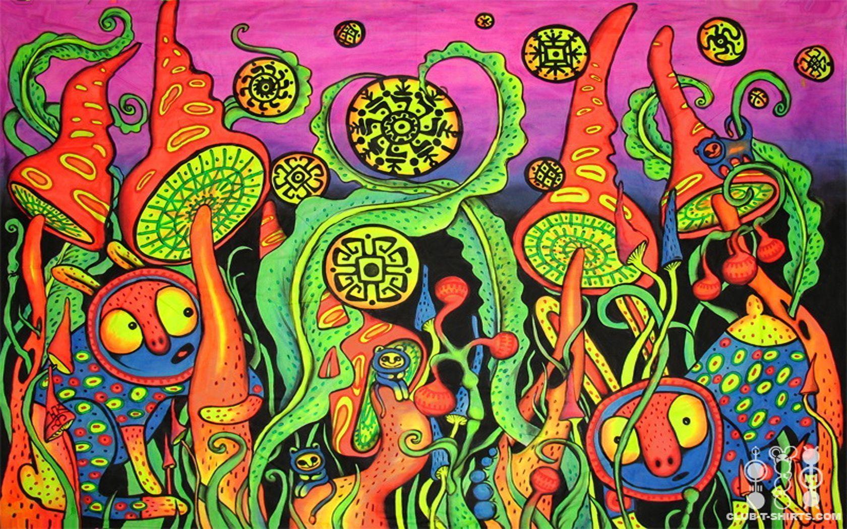 Psychedelic Mushroom Wallpapers - Bigbeamng Store