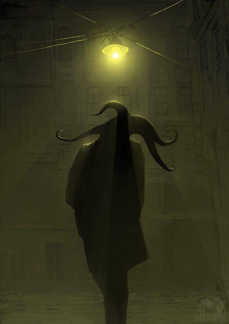 748x1058 H. P. Lovecraft, Alexey Andreev, Surreal, Artwork, Concept art, Portrait display Wallpaper HD / Desktop and Mobile Background