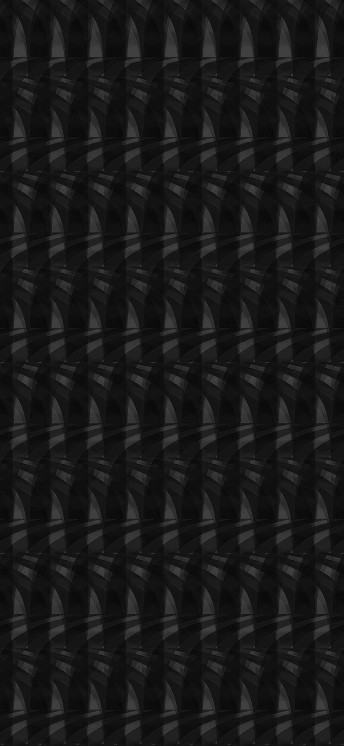 1125x2436 Glitch Stripe Black Patterns