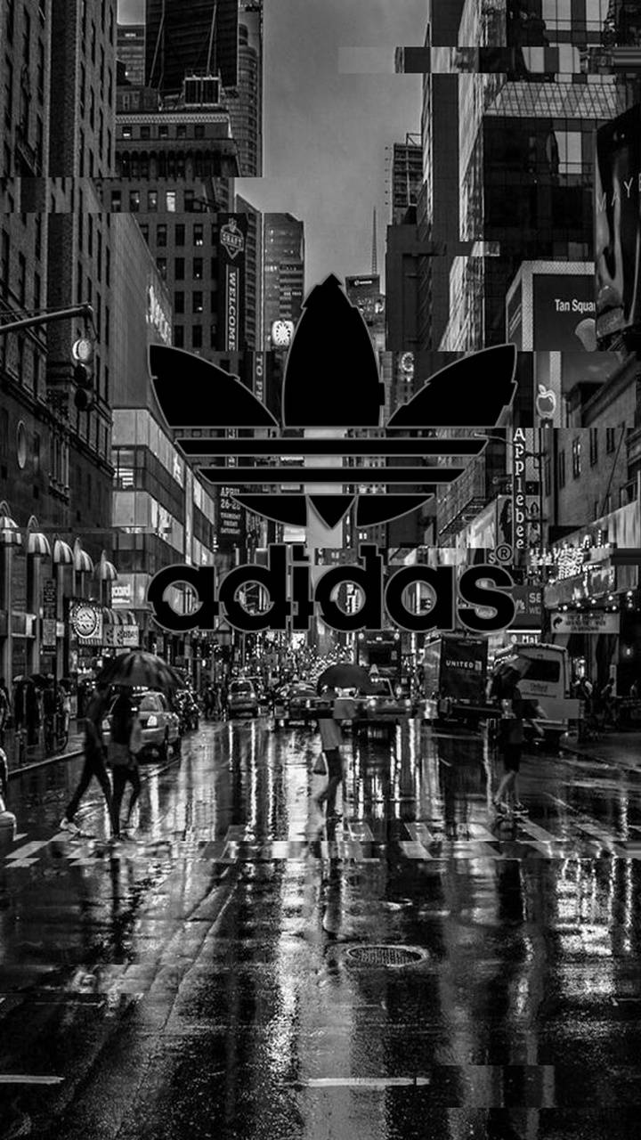 720x1280 Adidas Glitch wallpaper