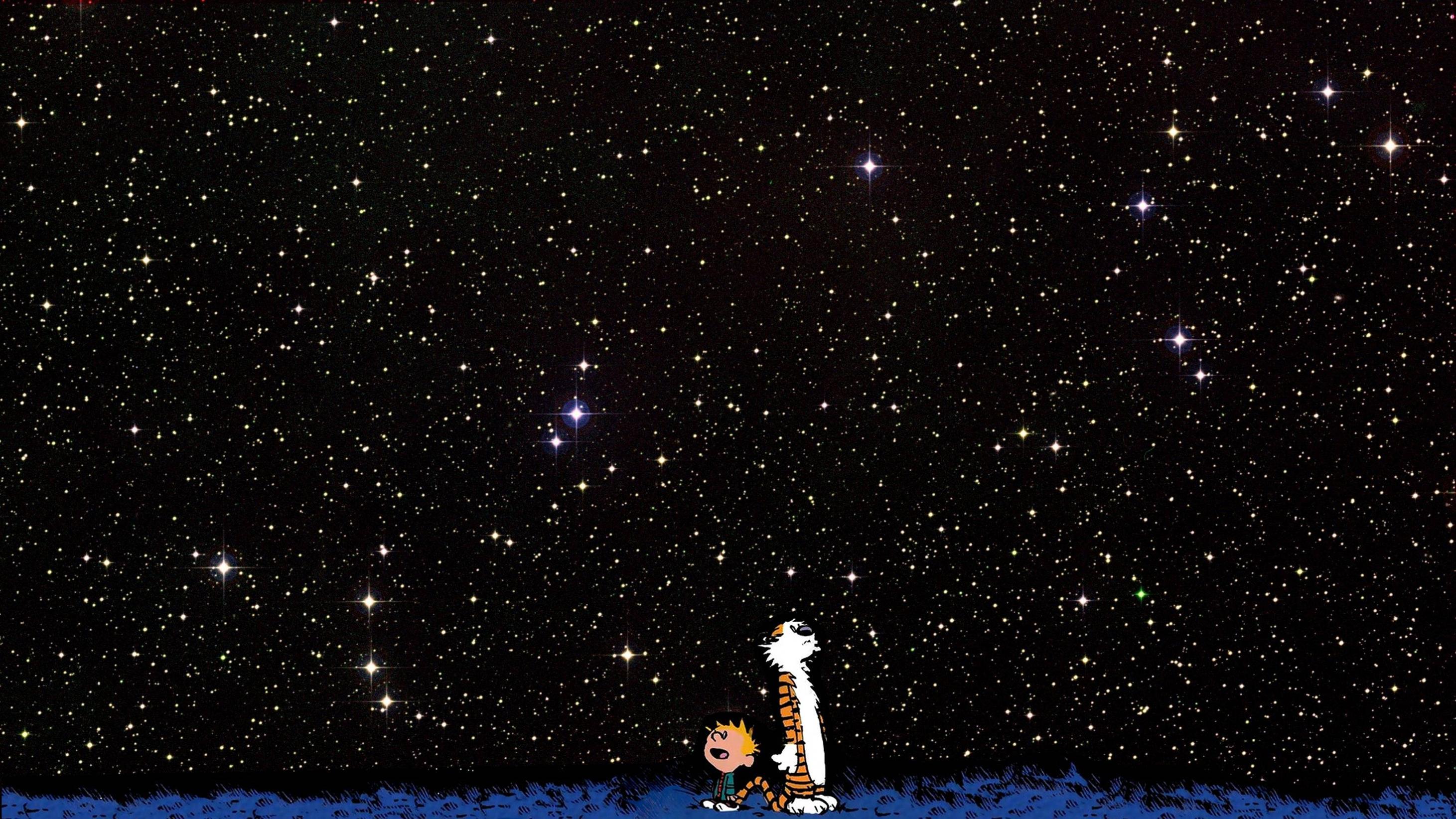 2922x1644 Calvin and Hobbes Enhanced Starfield