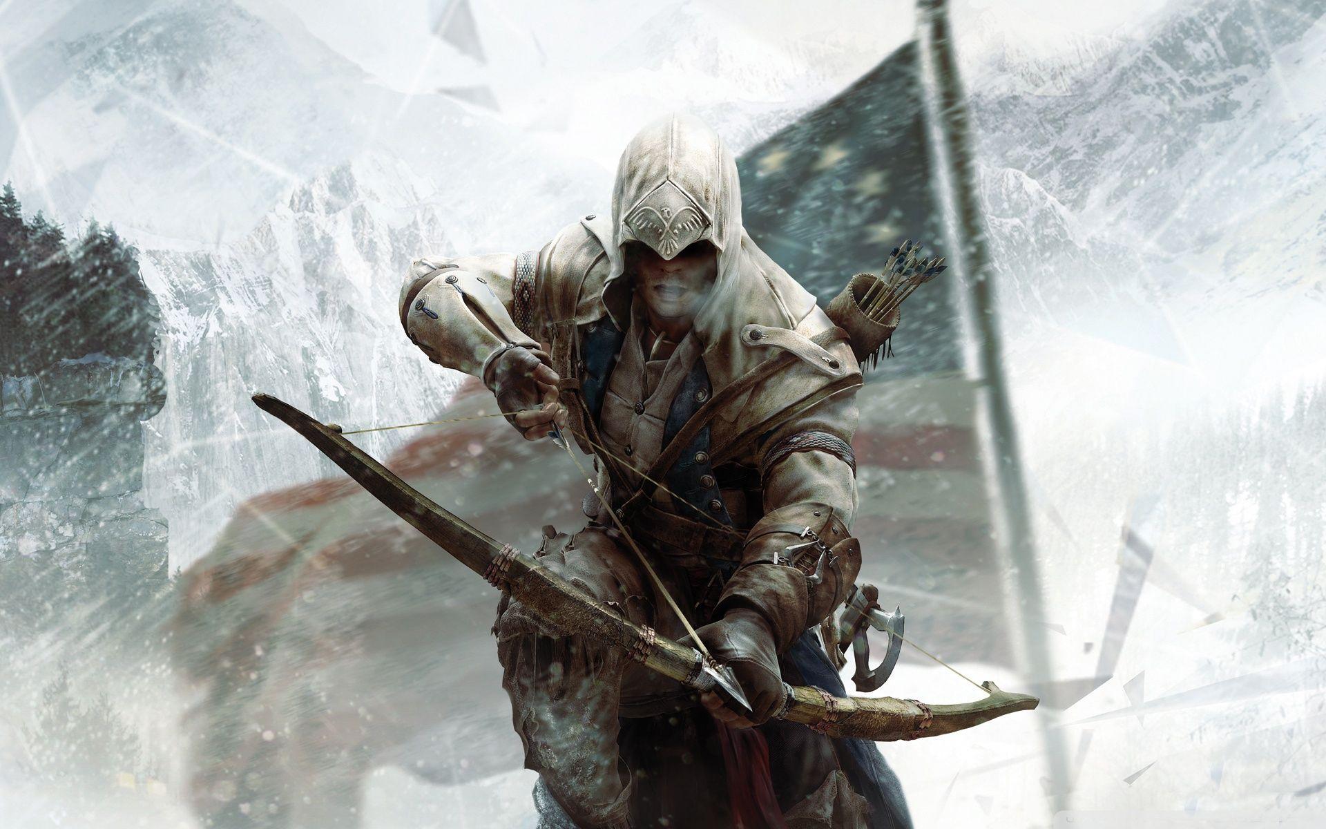 1920x1200 Assassin's Creed 3 Connor Bow Ultra HD Desktop Background Wallpaper for 4K UHD TV : Tablet