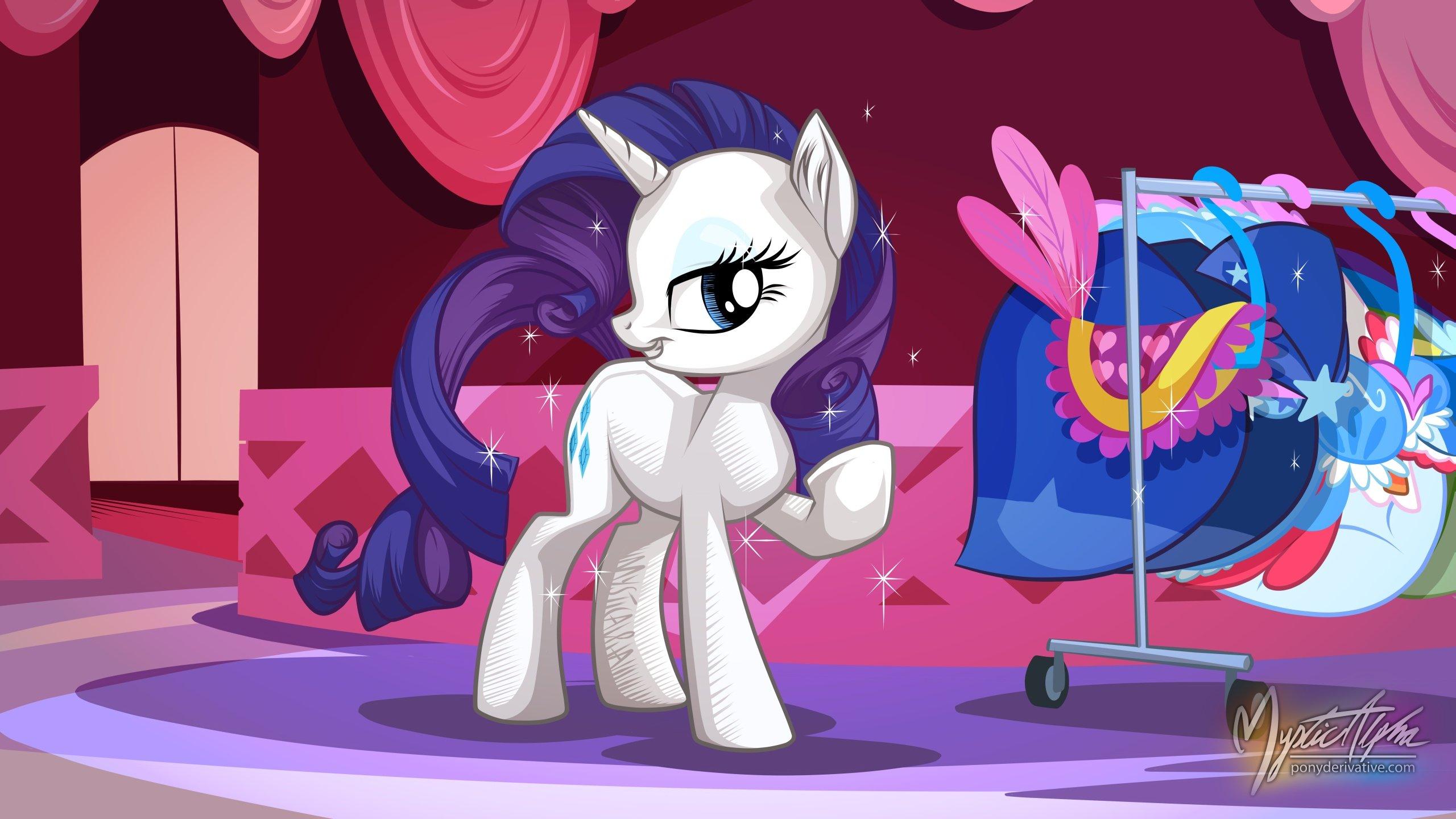 2560x1440 Rarity (My Little Pony) wallpaper 2560x1440 desktop background
