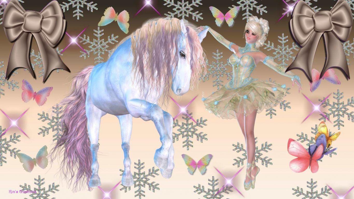 1366x768 Wallpaper Tagged With Girly: Sparkles Ambition Unicorn Fantasy