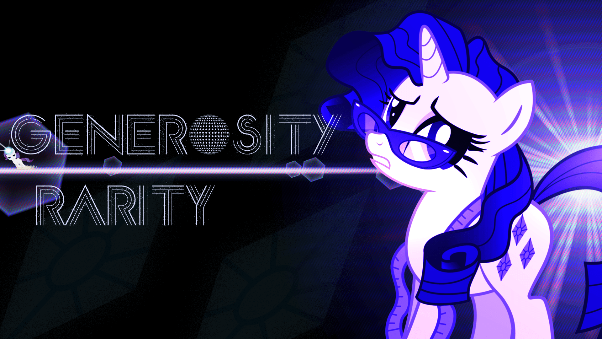 1920x1080 Rarity Wallpaper. the Unicorn fond d'écran