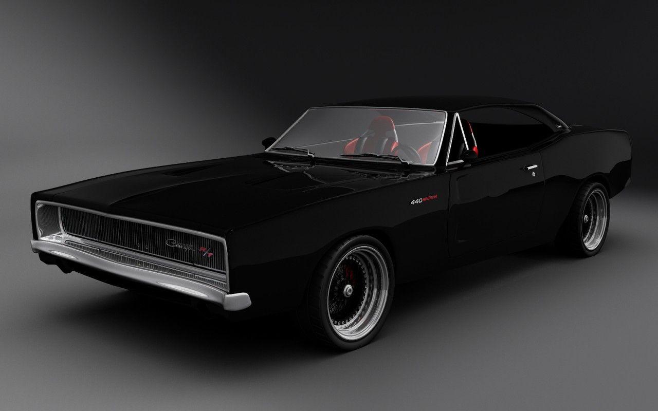 1280x800 Dodge Charger Wallpaper Black