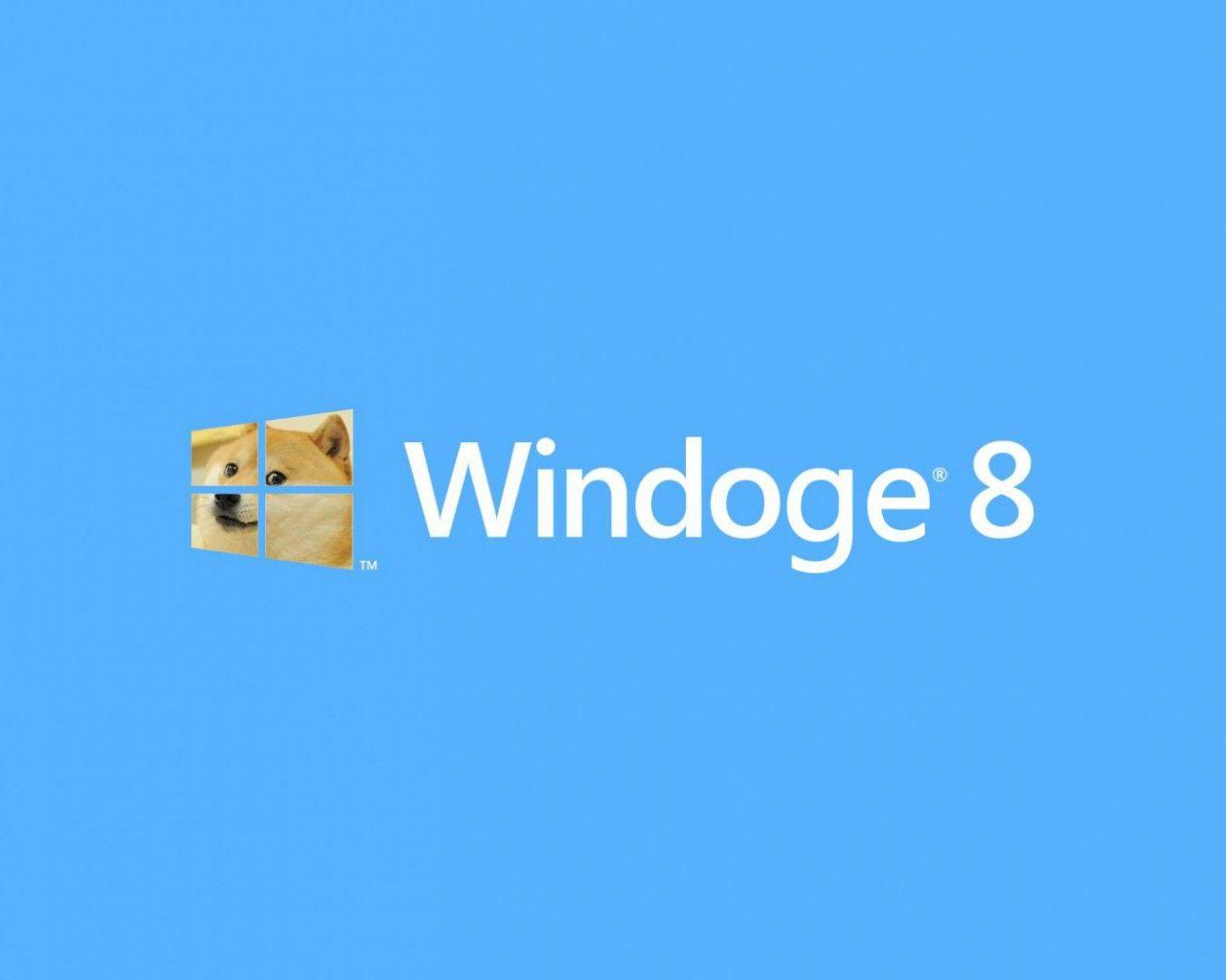 1280x1024 Download 1280x1024 Windoge 8 DOGE Meme Wallpaper