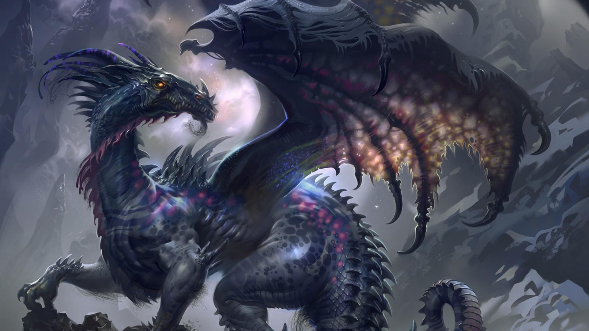 1920x1080 Mountain dragon wallpaperx1080