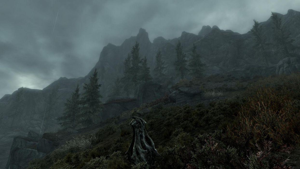 1244x700 The Elder Scrolls Skyrim Dragon Skull Mountains wallpaperx1080