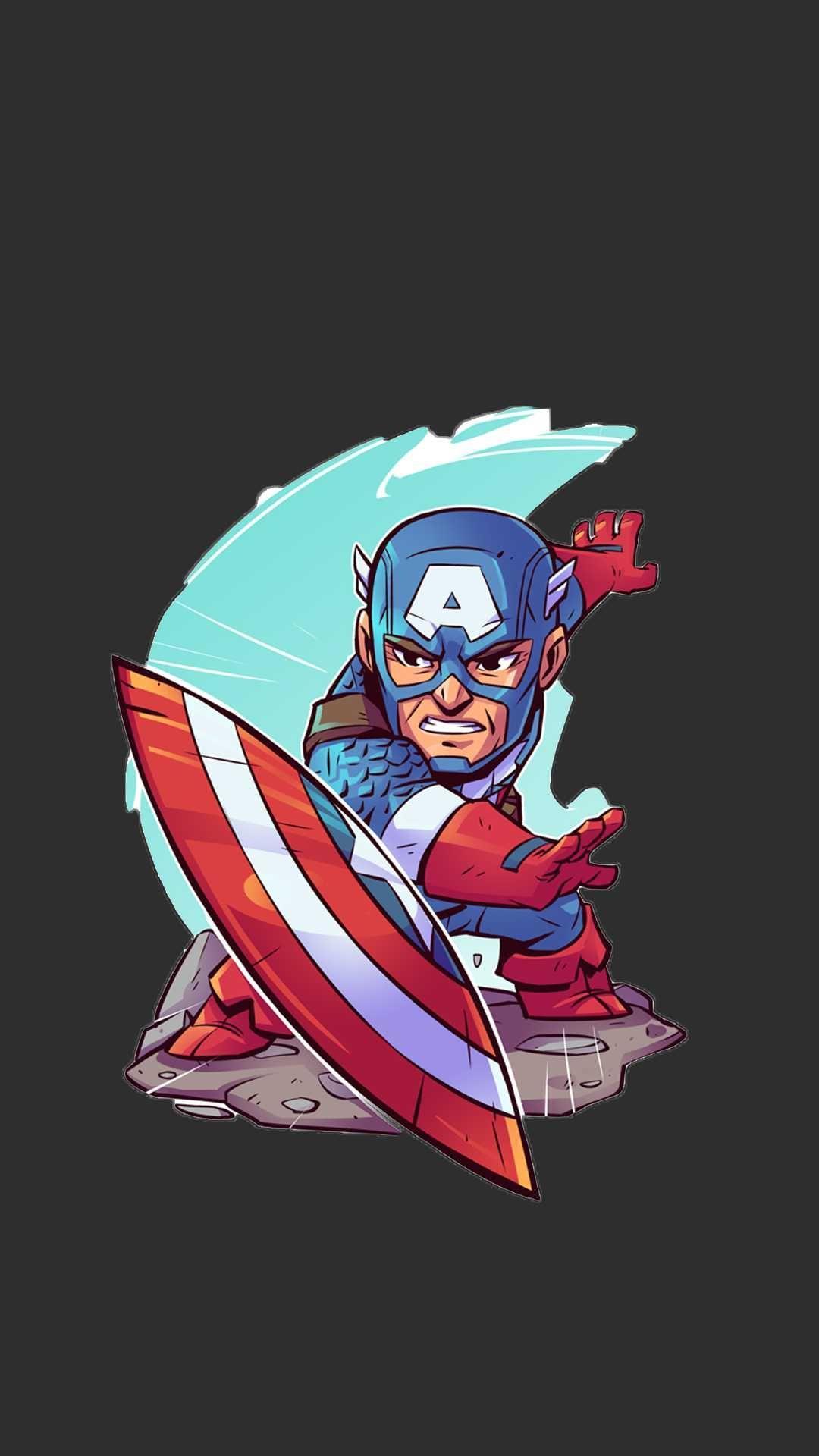 1080x1920 Captain America Animated Wallpaper