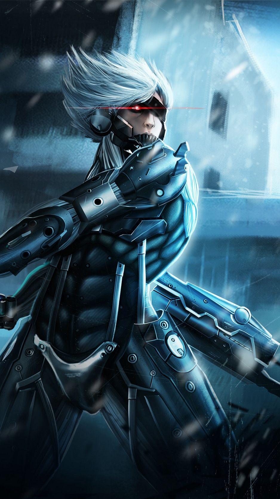 938x1668 Download wallpaper 938x1668 metal gear rising, raiden, armor