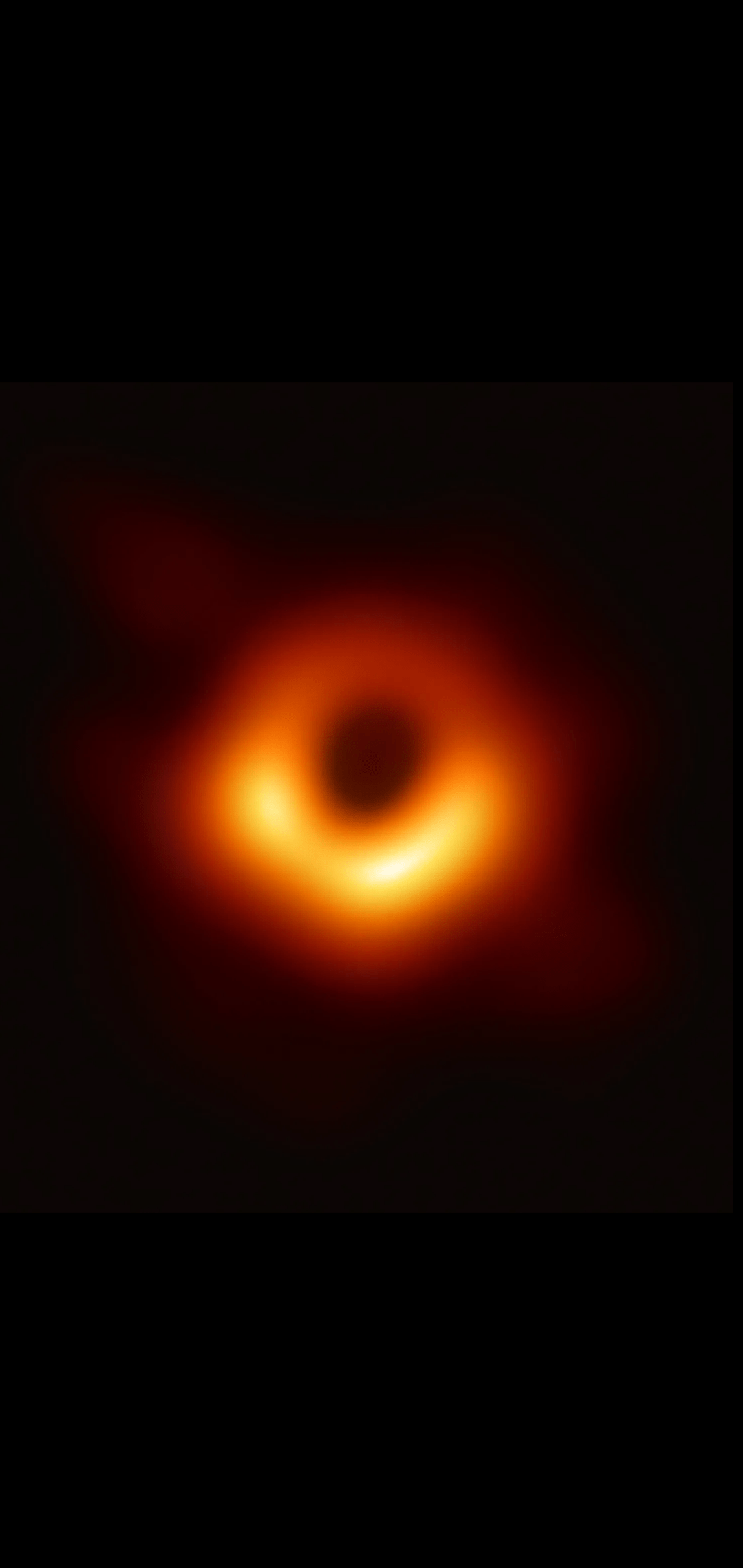1080x2280 Event Horizon Telescope Black Hole. iPhone X Wallpaper X Wallpaper HD