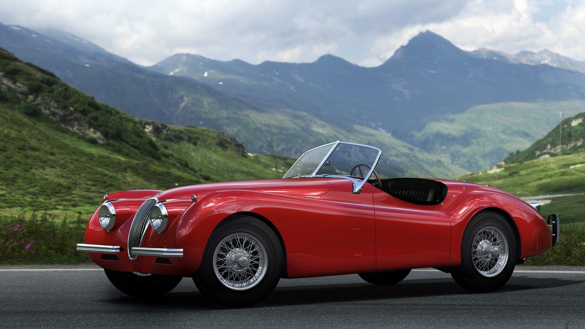 1920x1080 Video games cars Xbox 360 classic cars Forza Motorsport 4 Jaguar XK120 wallpaperx1080