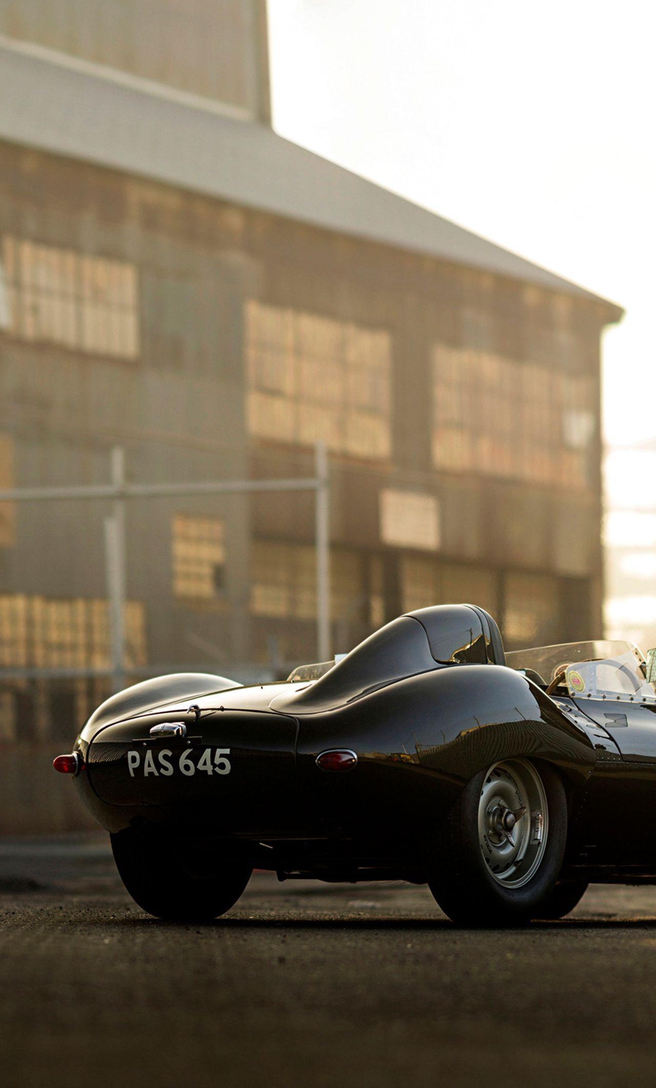 1280x2120 Jaguar D Type 1956 Vintage Car iPhone HD 4k Wallpaper, Image, Background, Photo and Picture