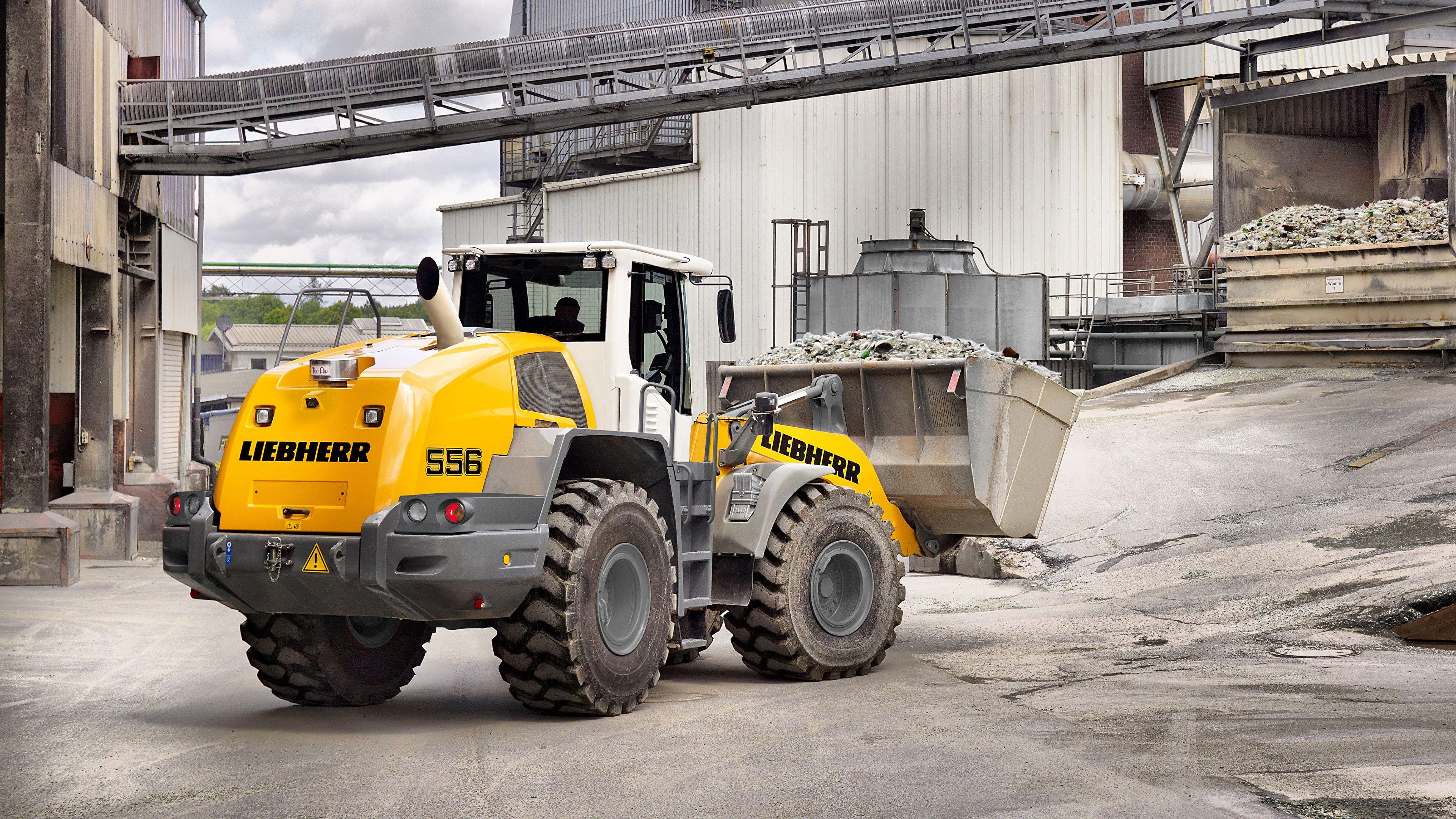 3840x2160 Liebherr L556 Wheel Loader 4k Ultra HD Wallpaper