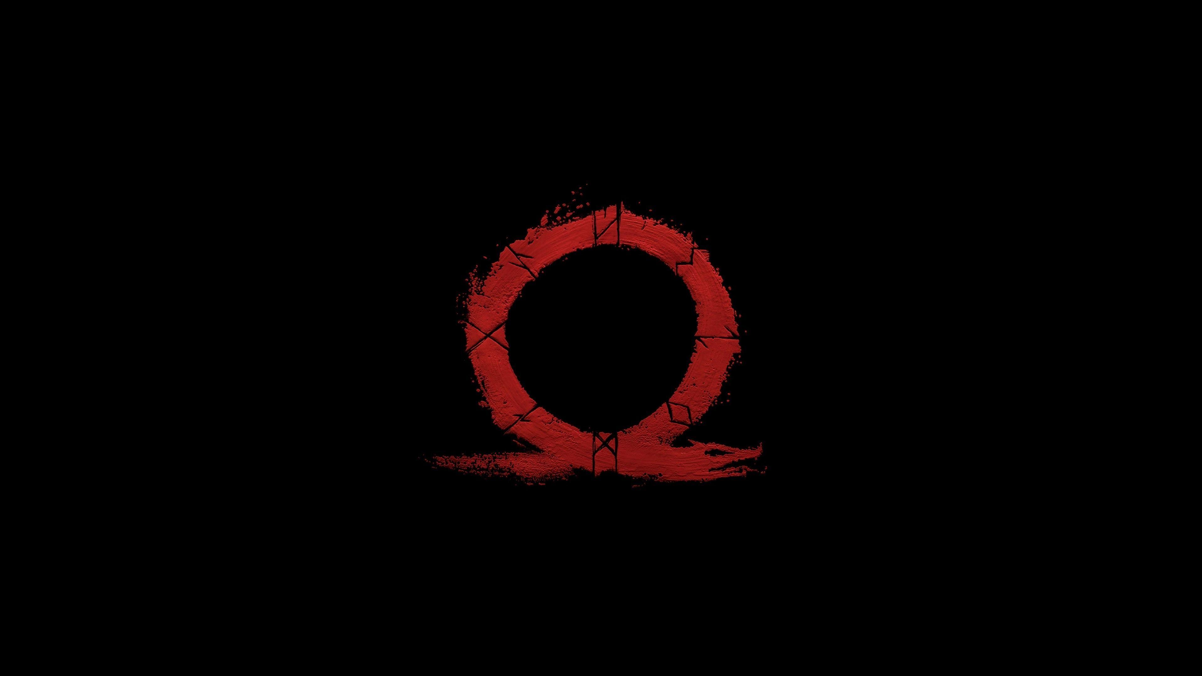 3840x2160 God of war omega logo 4k. God of war, Kratos god of war, Minimal wallpaper