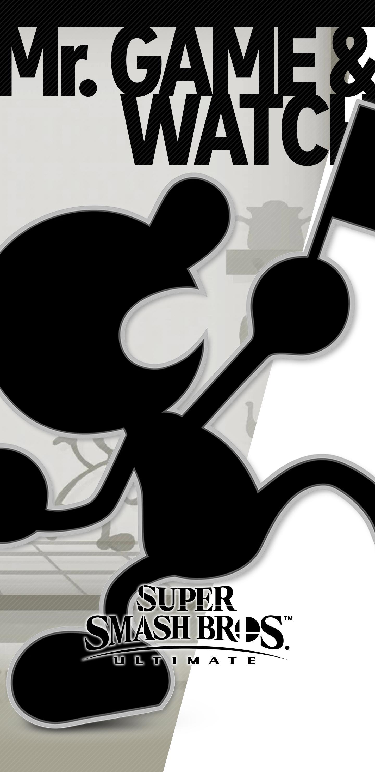 1440x2960 Mr. Game & Watch Wallpaper