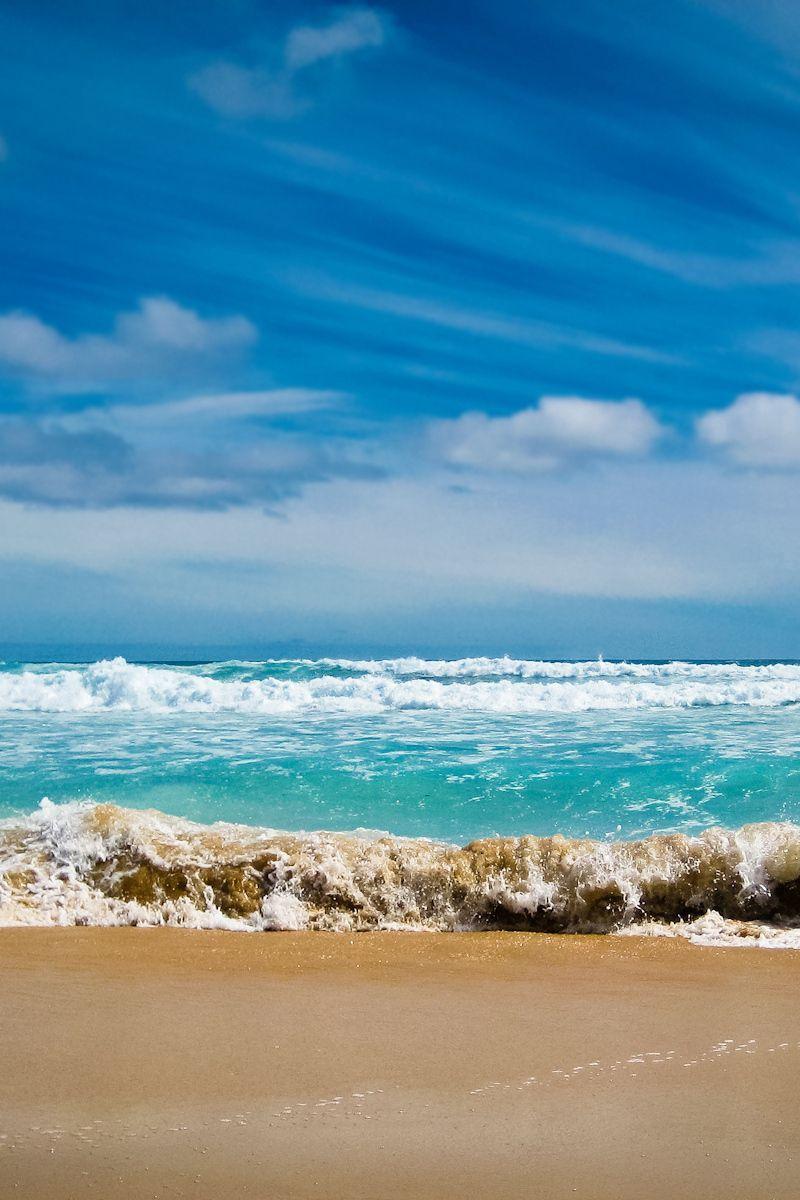 800x1200 Download Wallpaper 800x1200 Ocean, Sea, Gulf, Waves, Blue Water, Coast, Beach Iphone 4s 4 For Parallax HD Background