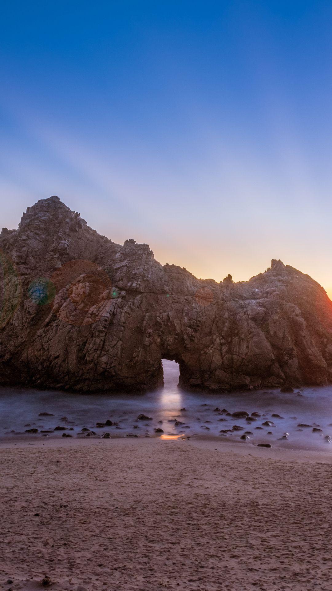 1080x1920 Pfeiffer Beach iPhone Wallpaper