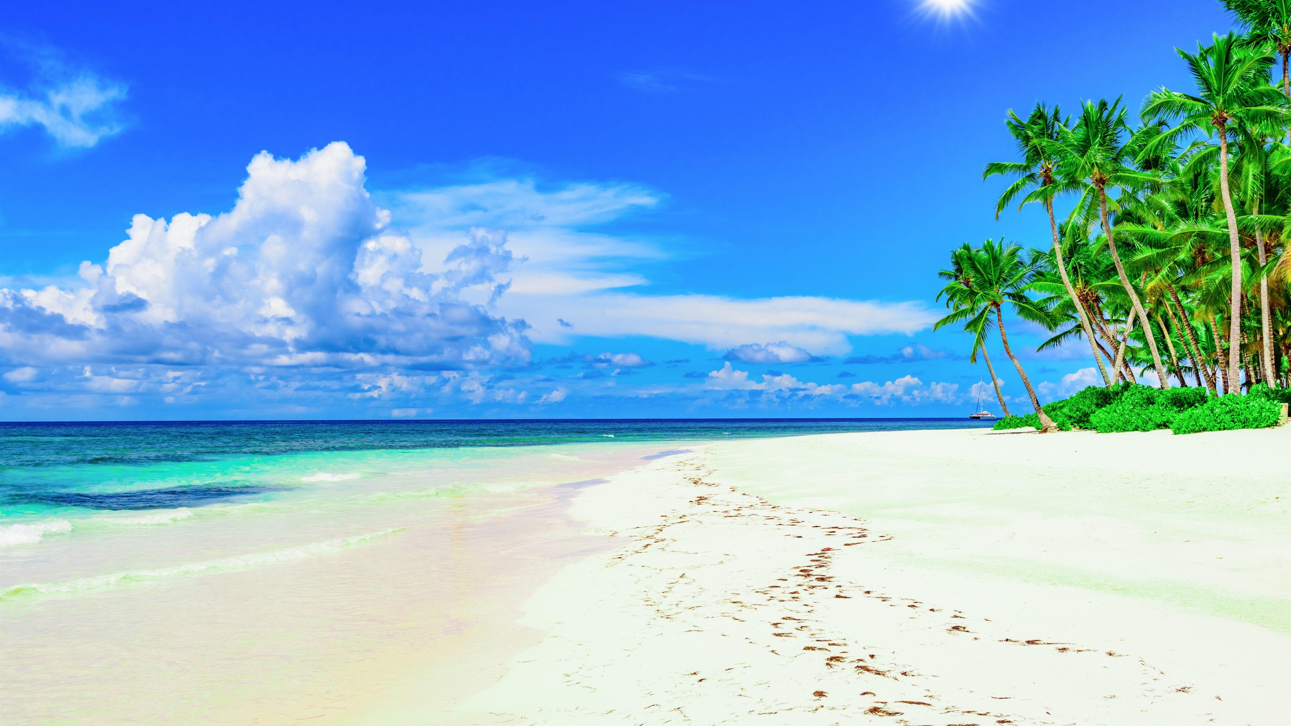 Blue Sky Beach Wallpapers - Top Free Blue Sky Beach Backgrounds ...