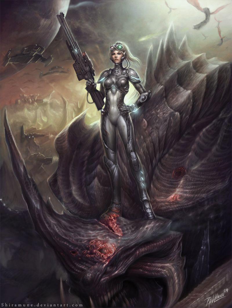 800x1062 Wow, medic in SC2 main menu!