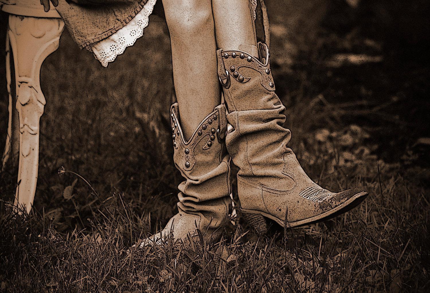 1500x1025 Ladies Cowboy Boots Background HD Wallpaper